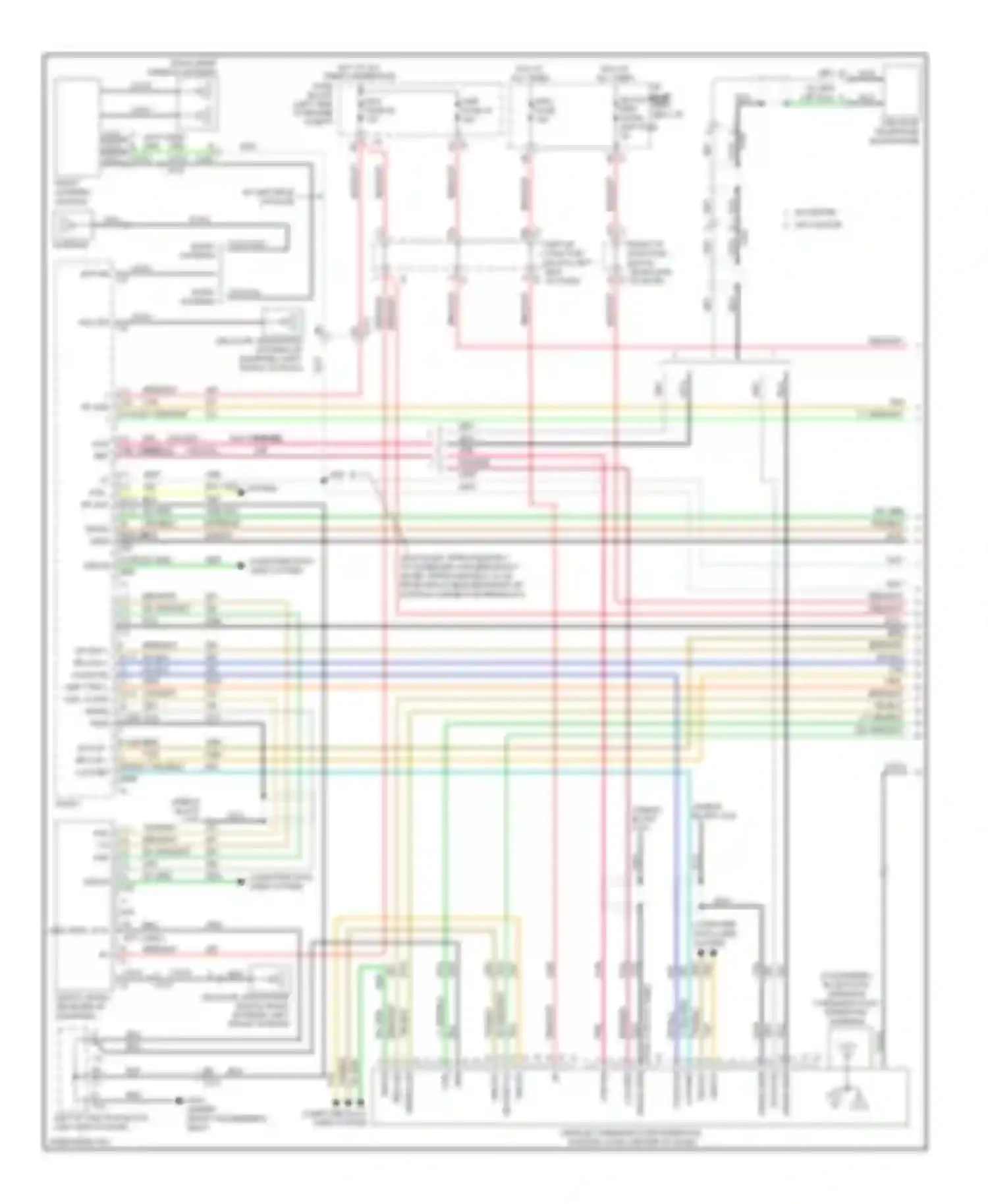 Wiring diagram (escalade: approximately for Chevrolet Tahoe III (2006-2014) (1 of 2)