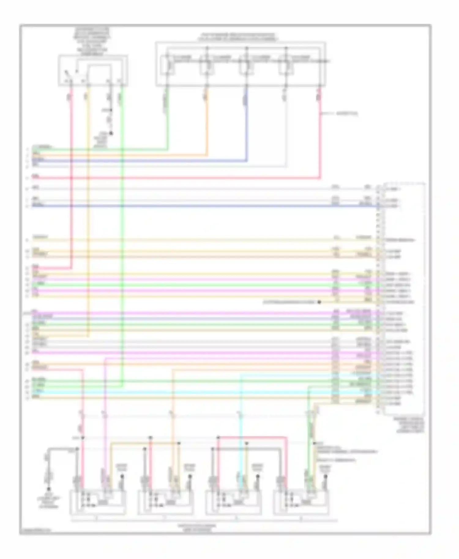 Wiring diagram except 6.0l for Chevrolet Tahoe III (2006-2014) (2 of 2)