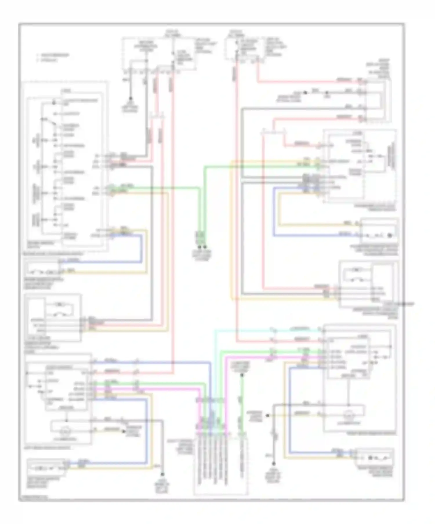 Wiring diagram ground distribution system for Chevrolet Tahoe III (2006-2014) (9 of 13)