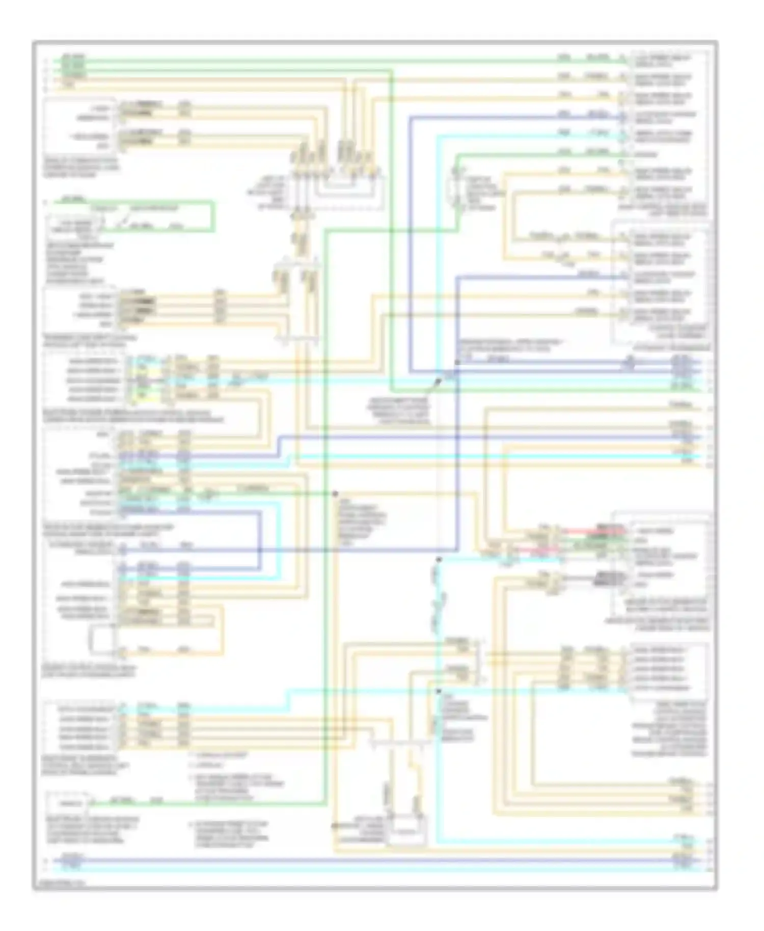 Wiring diagram high speed gmlan serial data bus + for Chevrolet Tahoe III (2006-2014) (2 of 3)