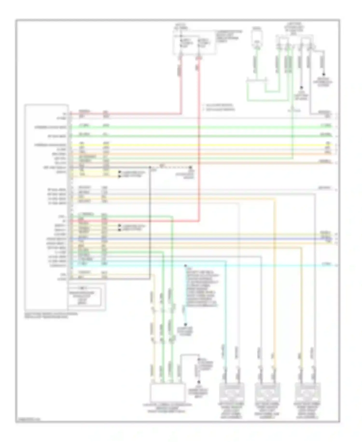Wiring diagram lt grn/blk for Chevrolet Tahoe III (2006-2014) (1 of 81)