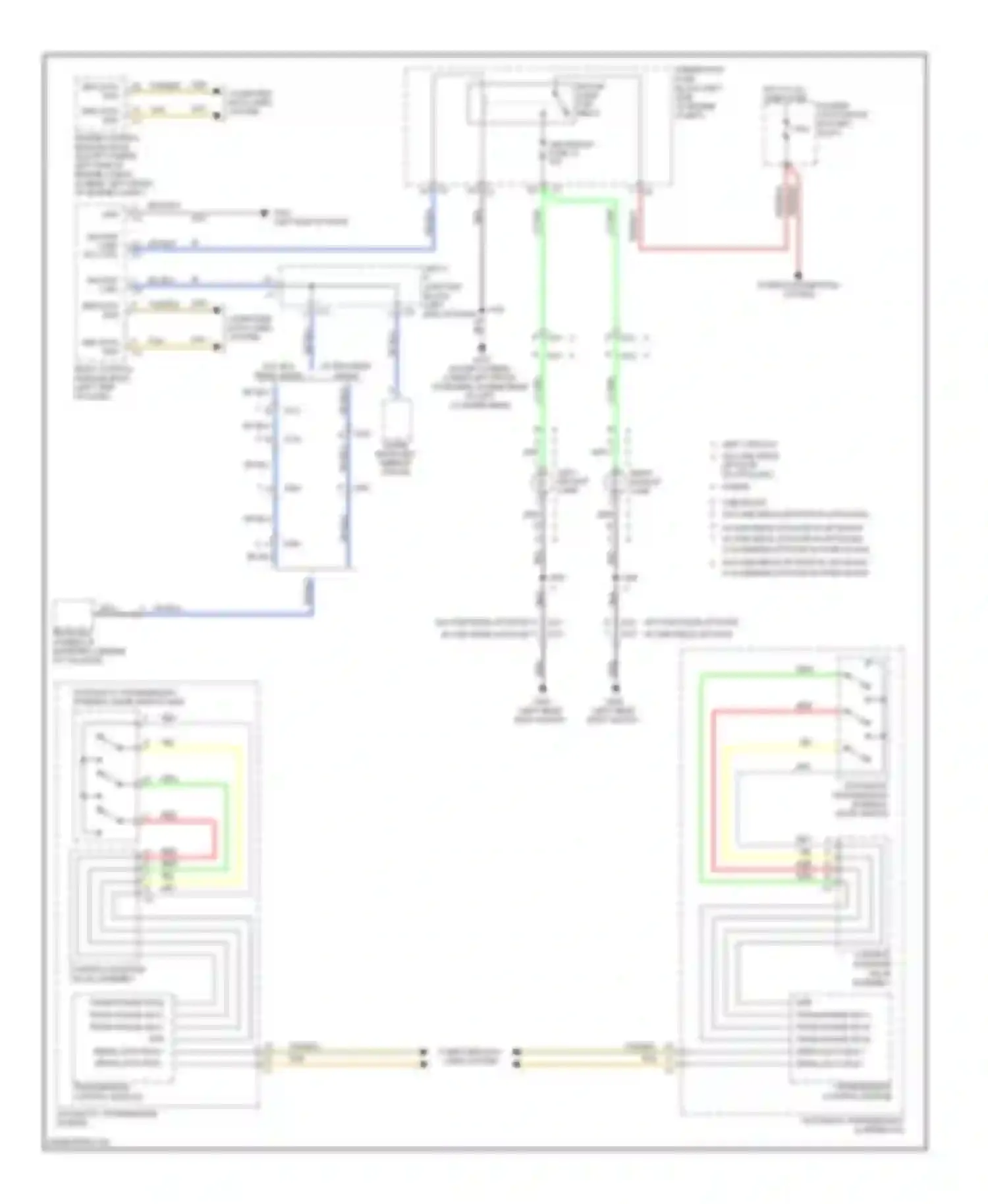 Wiring diagram of engine compt) for Chevrolet Tahoe III (2006-2014) (1 of 1)