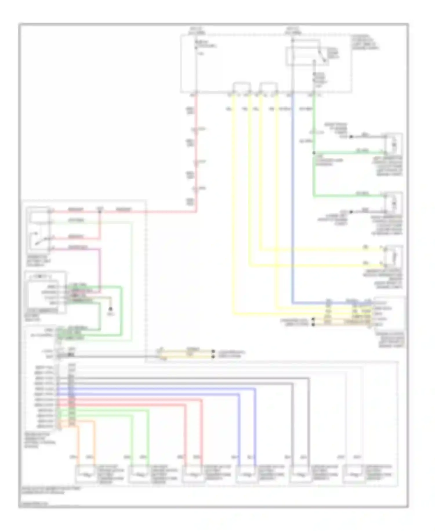Wiring diagram pnk/dk blu for Chevrolet Tahoe III (2006-2014) (1 of 2)