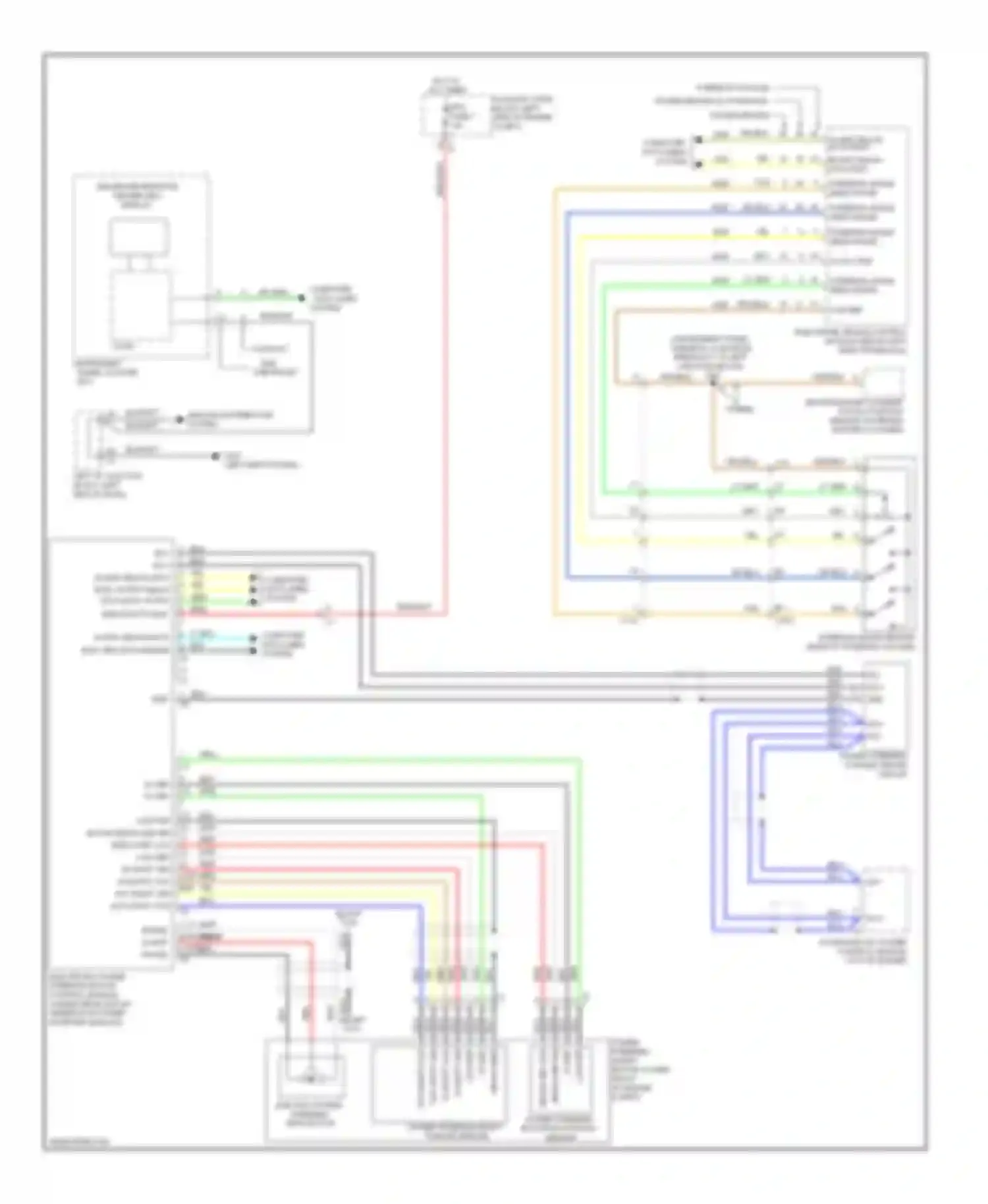 Wiring diagram power steering shaft torque sensor for Chevrolet Tahoe III (2006-2014) (1 of 1)
