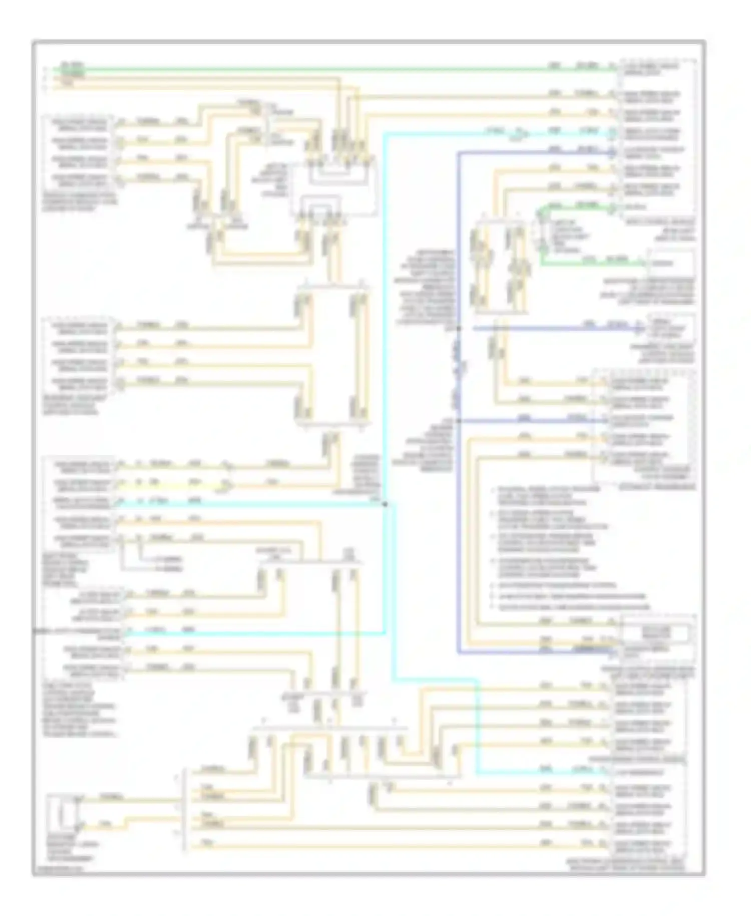 Wiring diagram serial data comm- unication enable for Chevrolet Tahoe III (2006-2014) (1 of 2)