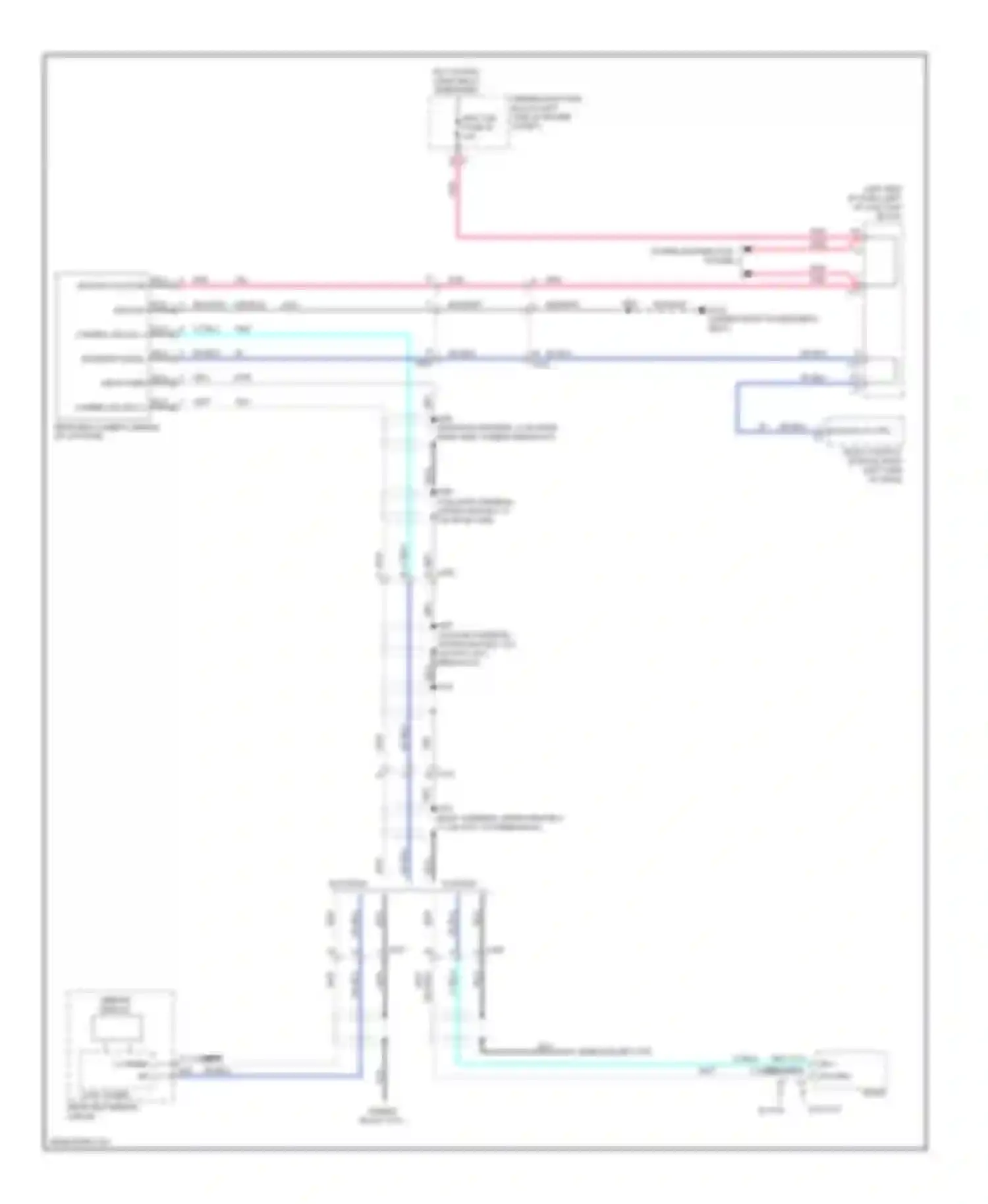 Wiring diagram (tailgate harness, approximately 13 for Chevrolet Tahoe III (2006-2014) (1 of 1)