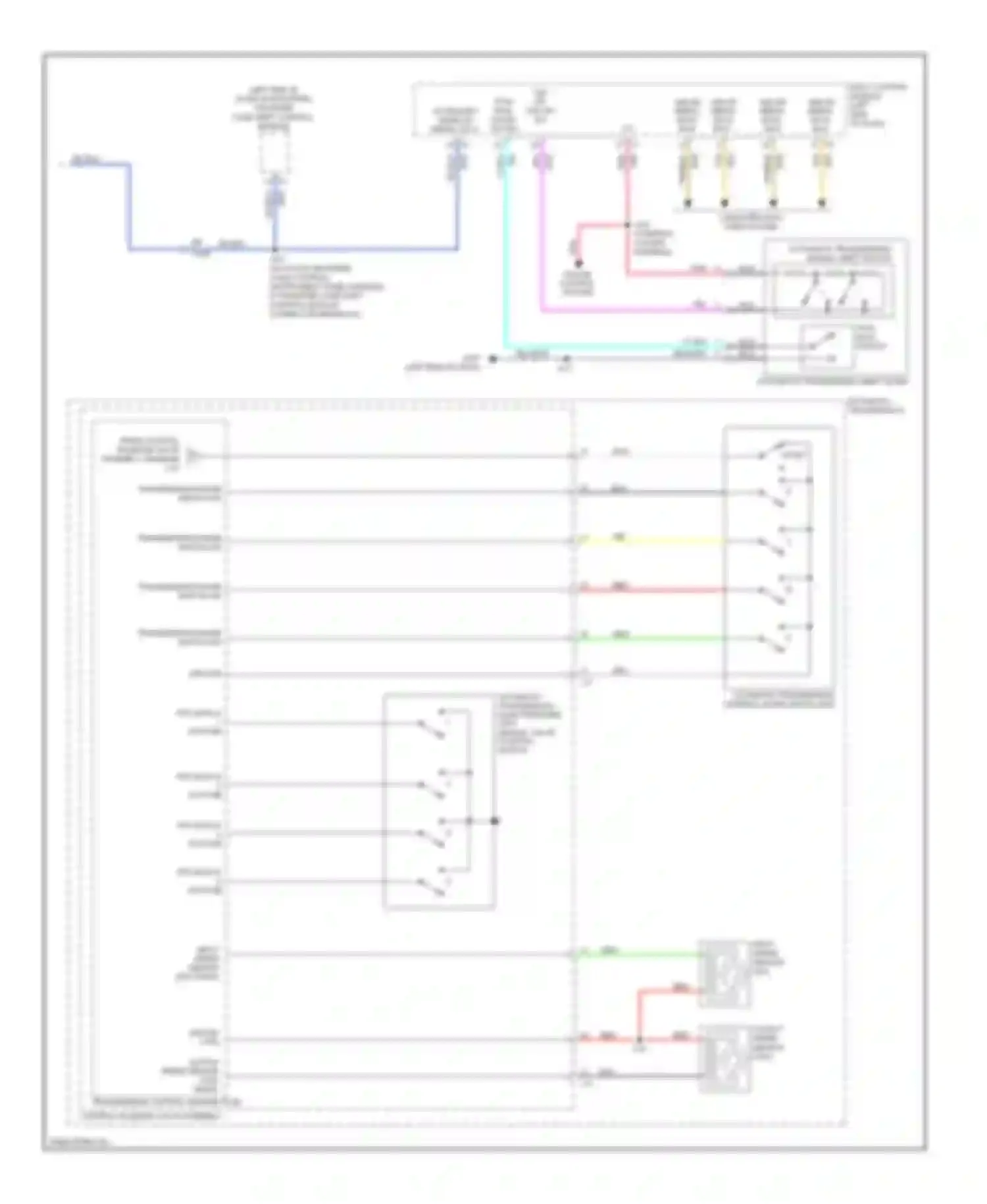 Wiring diagram tap tow/ up/ haul tap sw down sig sw sig for Chevrolet Tahoe III (2006-2014) (1 of 1)