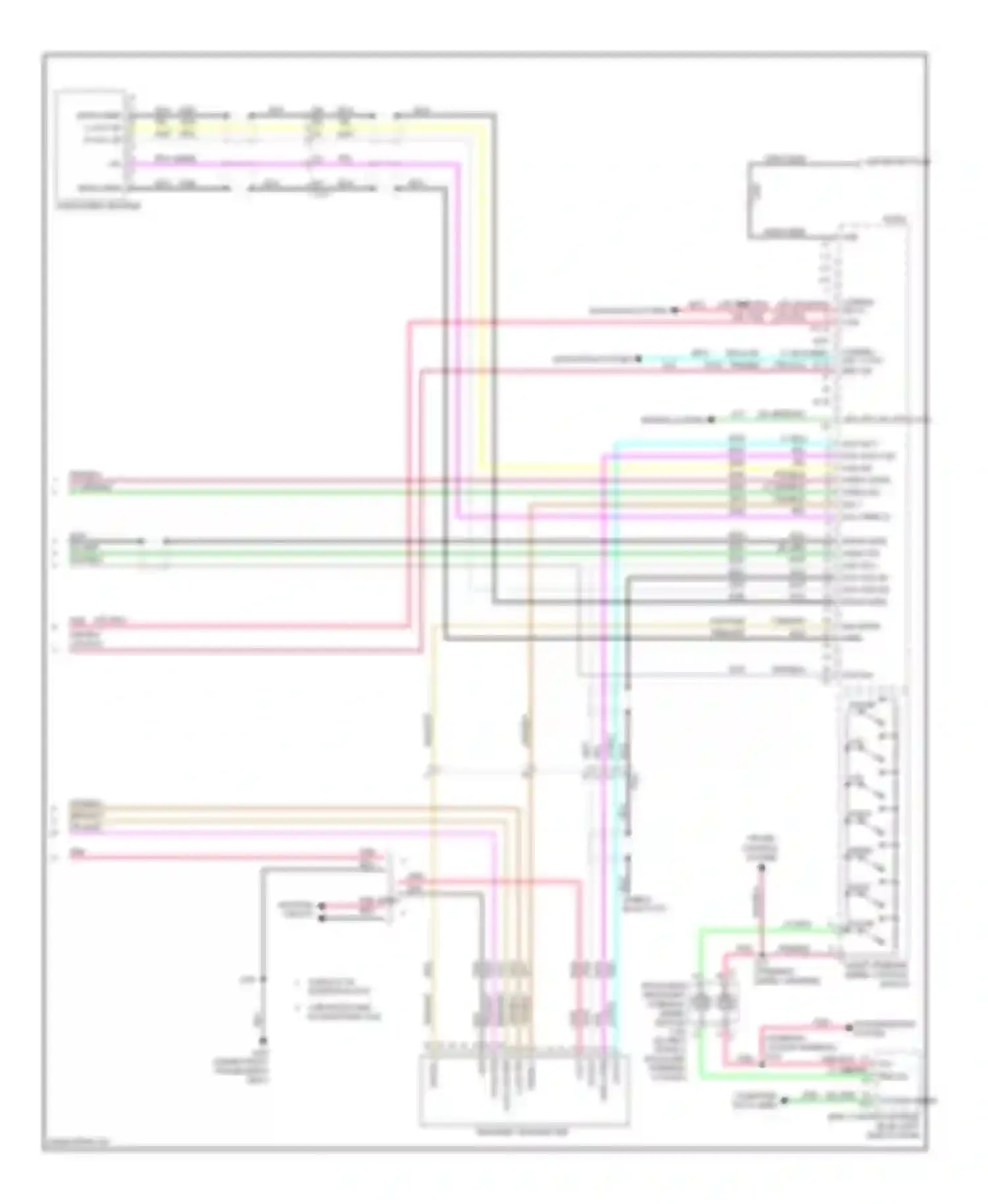 Wiring diagram veh spd sig anti-lock brakes system for Chevrolet Tahoe III (2006-2014) (1 of 2)