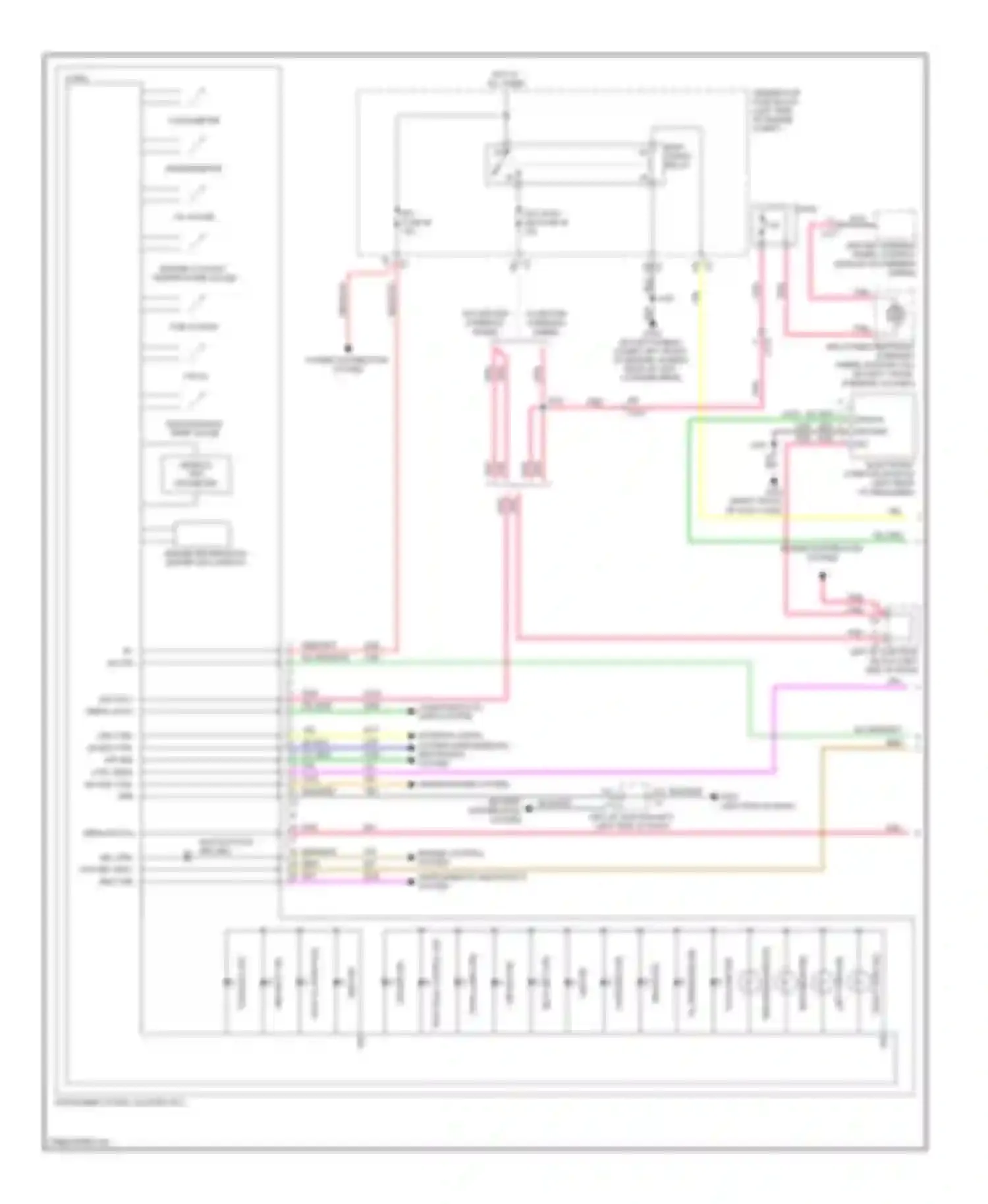 Wiring diagram wait to start ind for Chevrolet Tahoe III (2006-2014) (1 of 1)