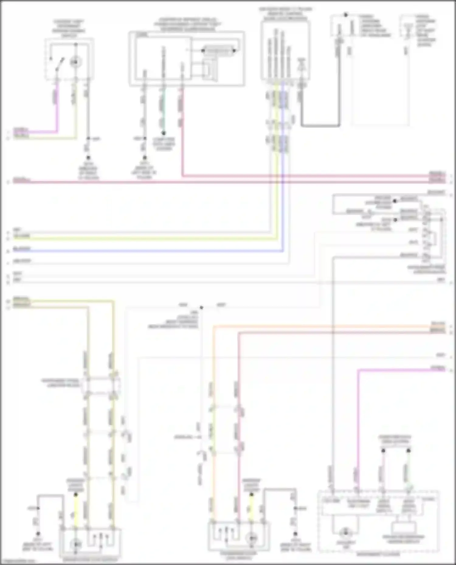 Tahoe Chevrolet IV (2014-2021): Forced entry circuit, w/o passive keyless entry (2 of 4)