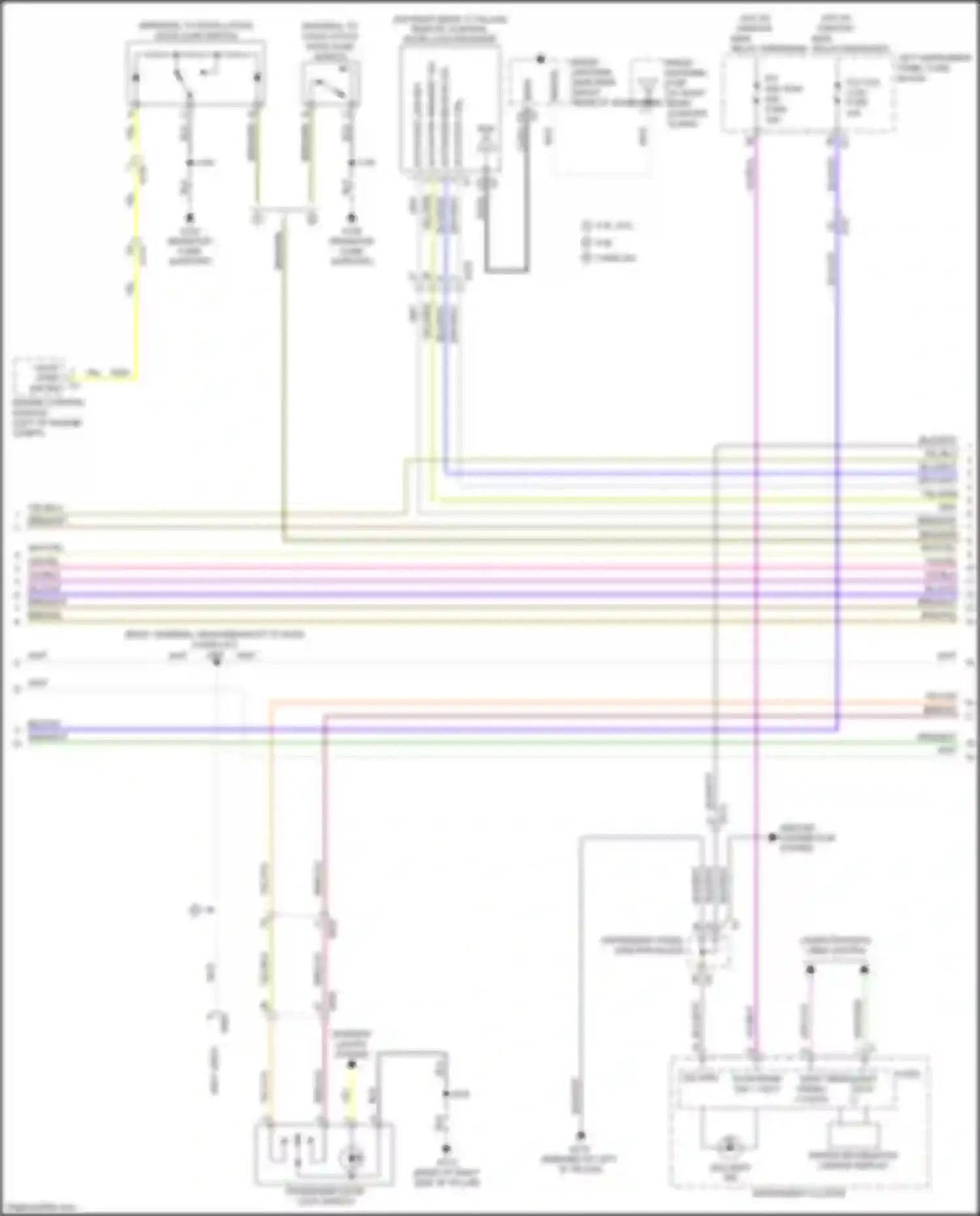 Tahoe Chevrolet IV (2014-2021): Forced entry circuit, w/ passive keyless entry (4 of 7)