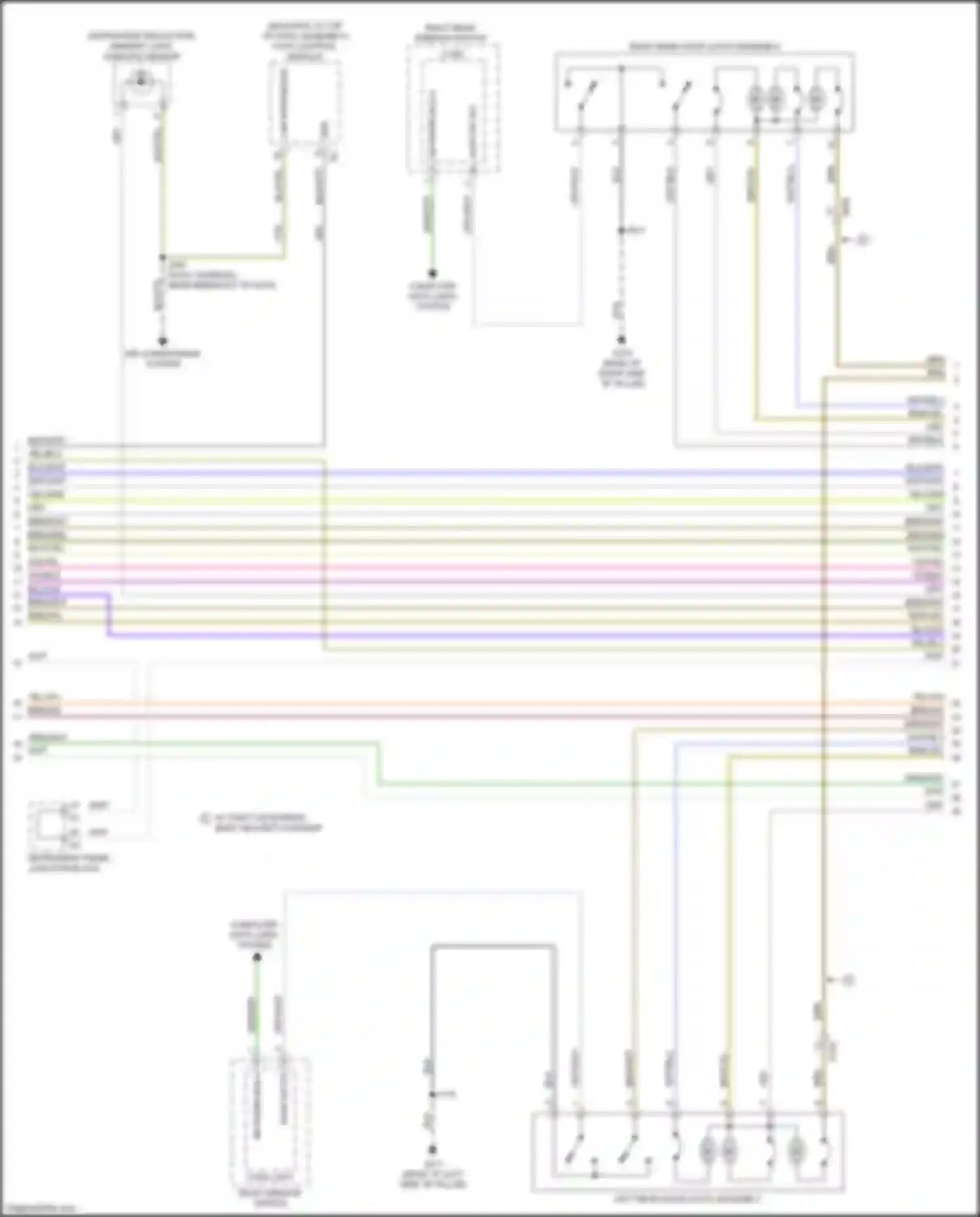 Tahoe Chevrolet IV (2014-2021): Forced entry circuit, w/ passive keyless entry (5 of 7)