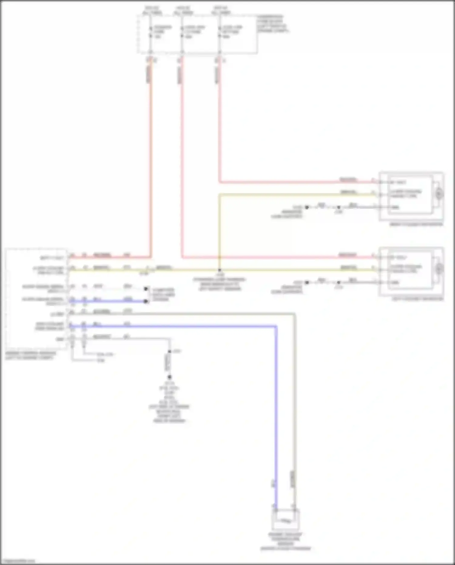 Tahoe Chevrolet IV (2014-2021): Cooling fan circuit