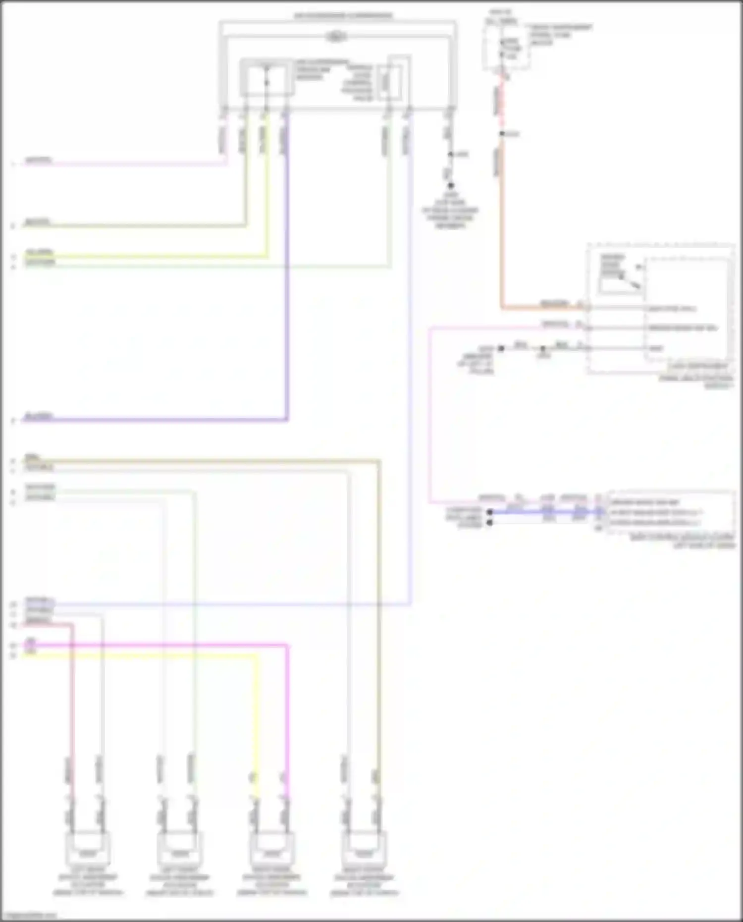 Tahoe Chevrolet IV (2014-2021): Electronic suspension circuit, w/ magneride chassis package (2 of 2)