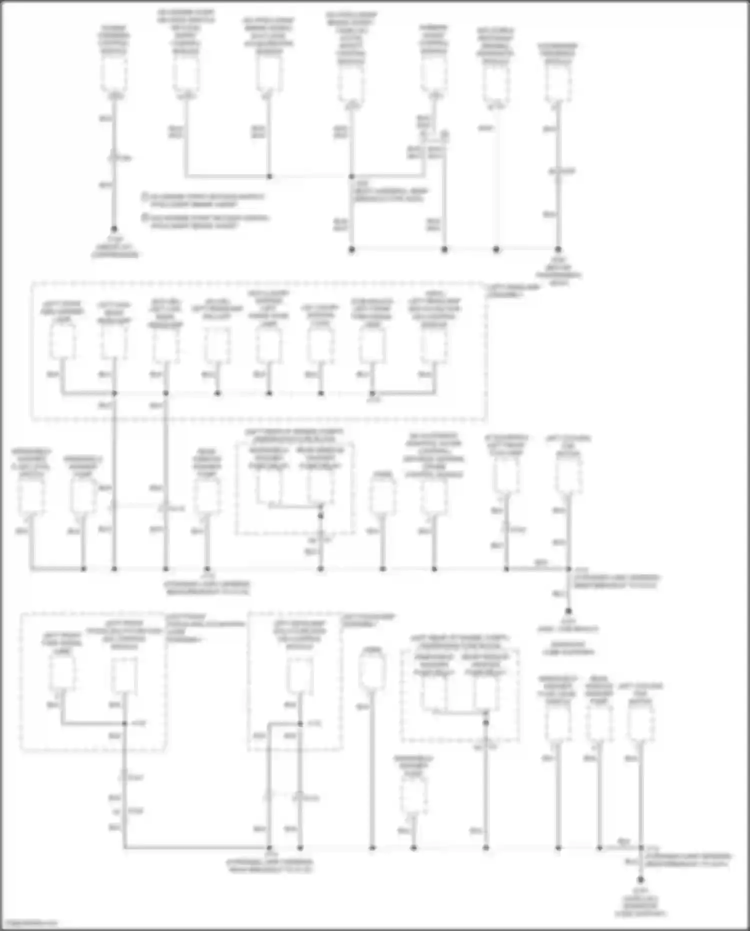 Tahoe Chevrolet IV (2014-2021): Ground distribution circuit (1 of 12)