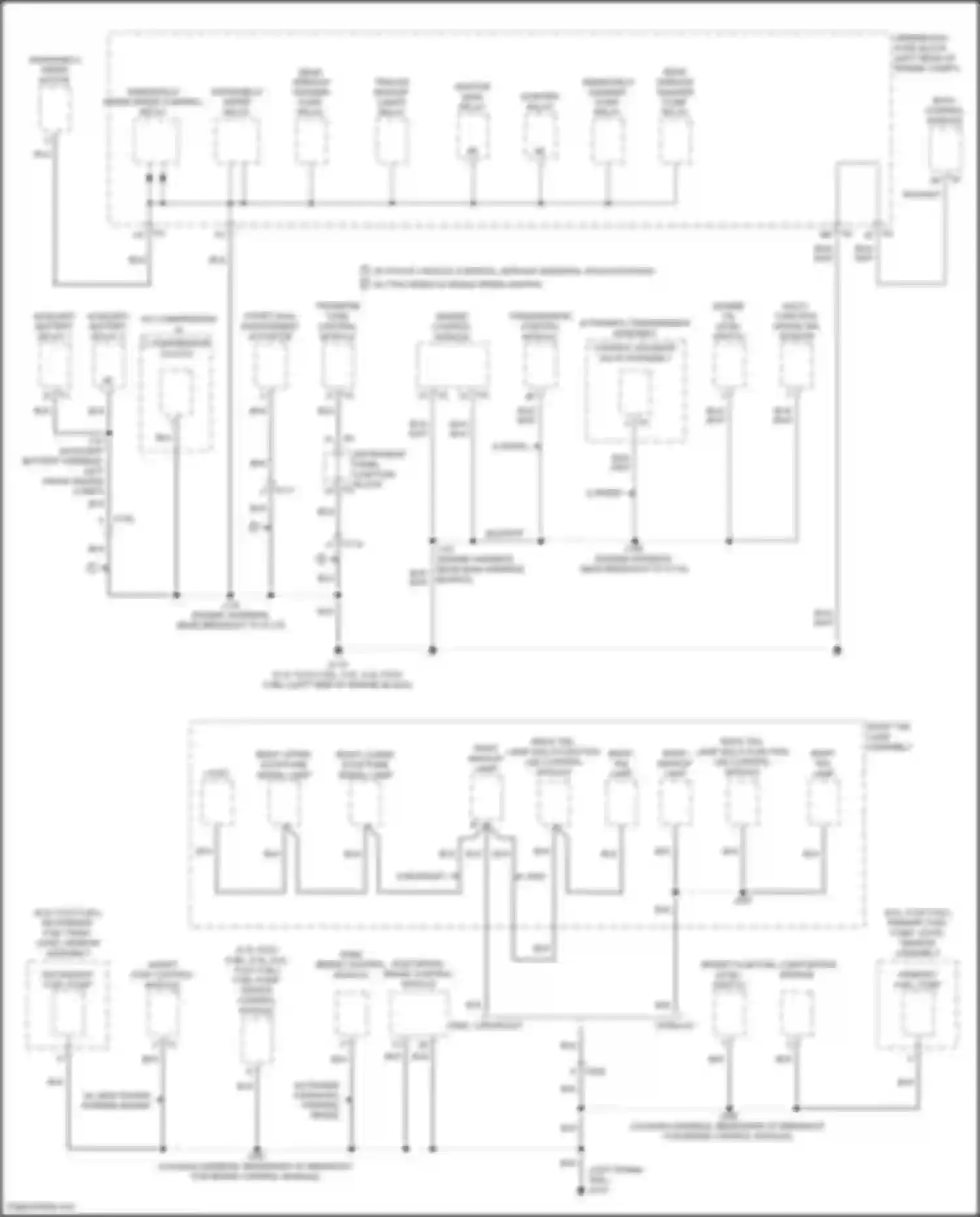Tahoe Chevrolet IV (2014-2021): Ground distribution circuit (3 of 12)