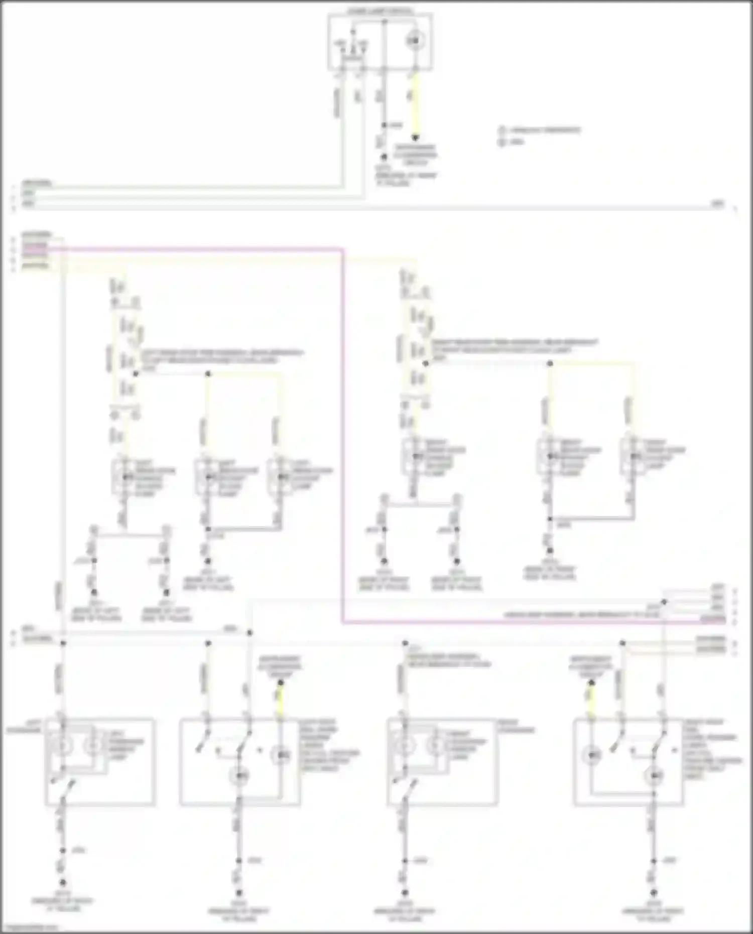 Tahoe Chevrolet IV (2014-2021): Courtesy lamps circuit (3 of 4)