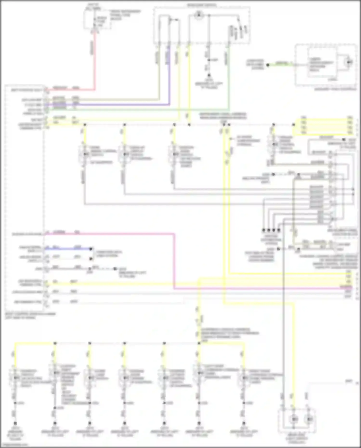 Tahoe Chevrolet IV (2014-2021): Instrument illumination circuit (1 of 4)