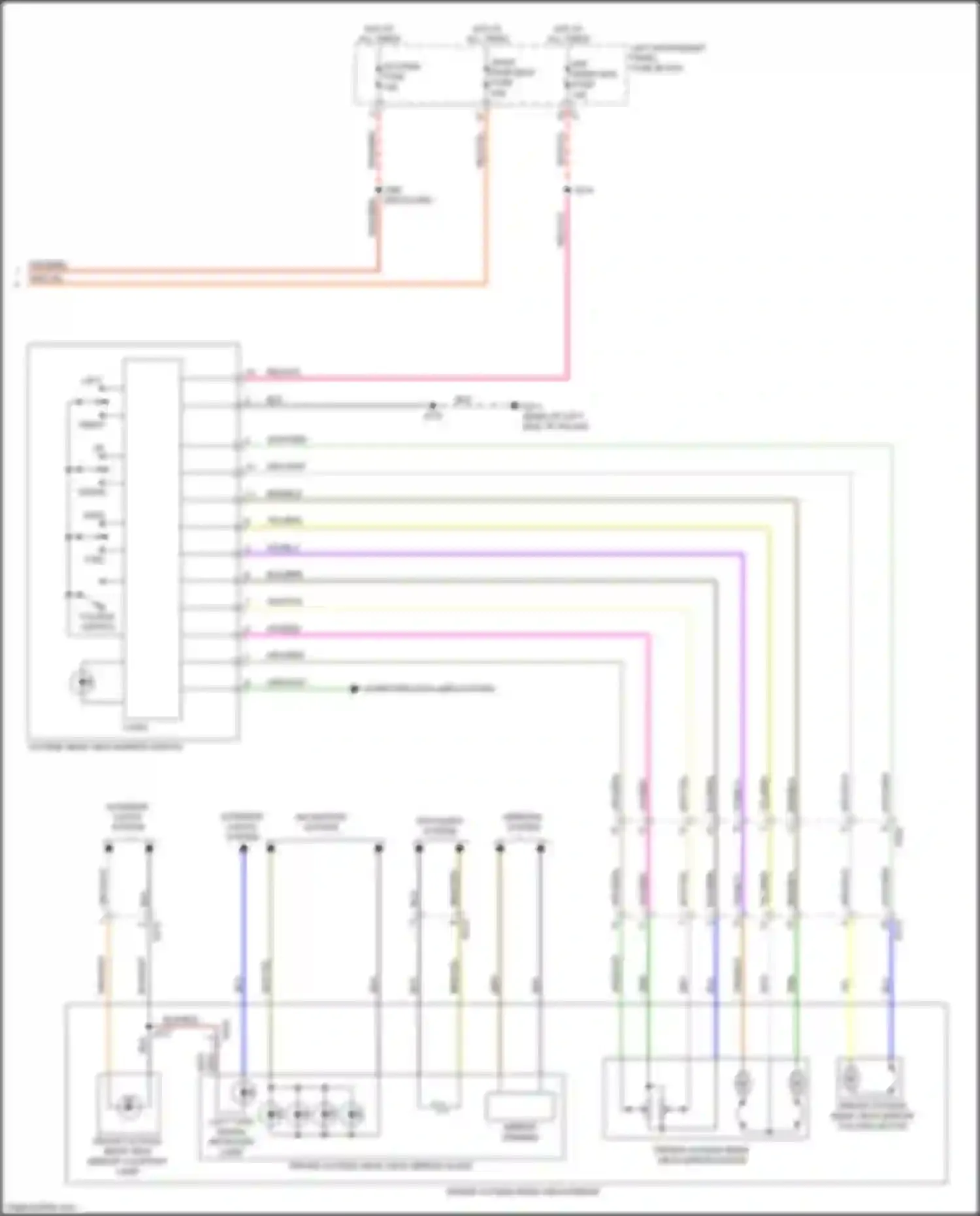 Tahoe Chevrolet IV (2014-2021): Memory mirrors circuit (2 of 2)