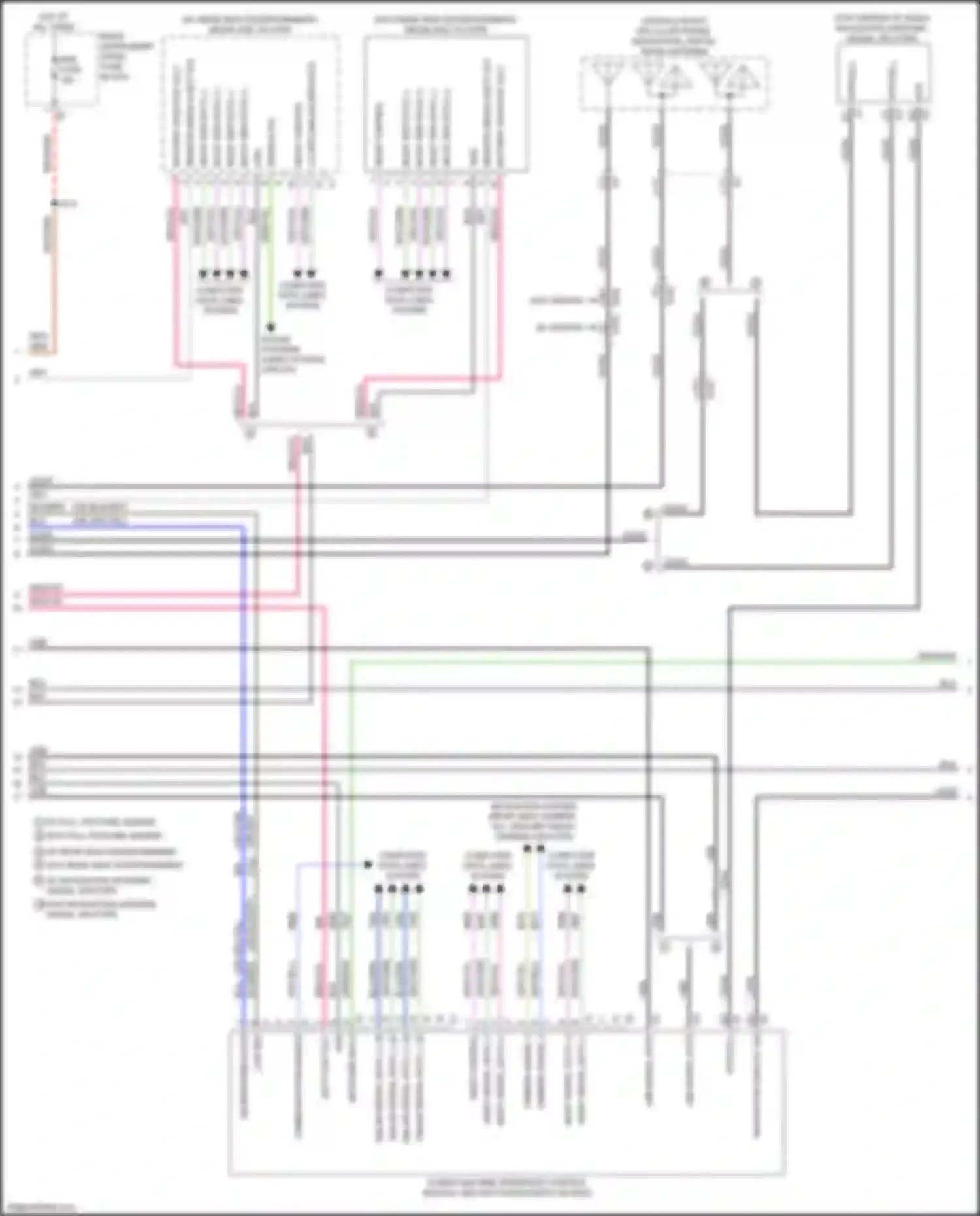 Tahoe Chevrolet IV (2014-2021): Navigation circuit, w/o surround amplifier (3 of 6)