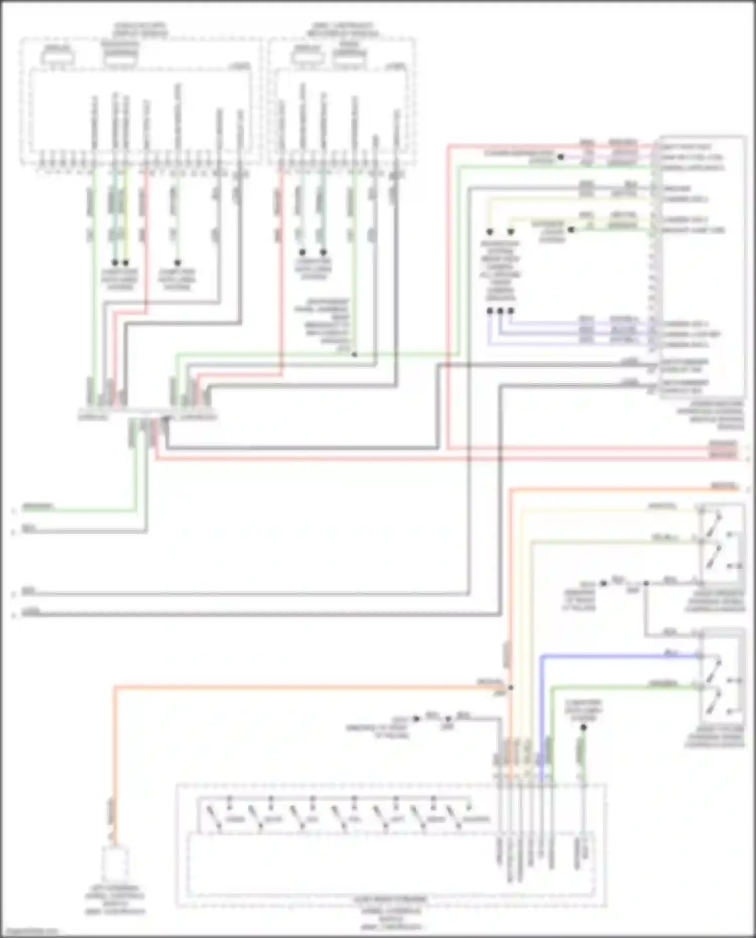 Tahoe Chevrolet IV (2014-2021): Navigation circuit, w/o surround amplifier (4 of 6)