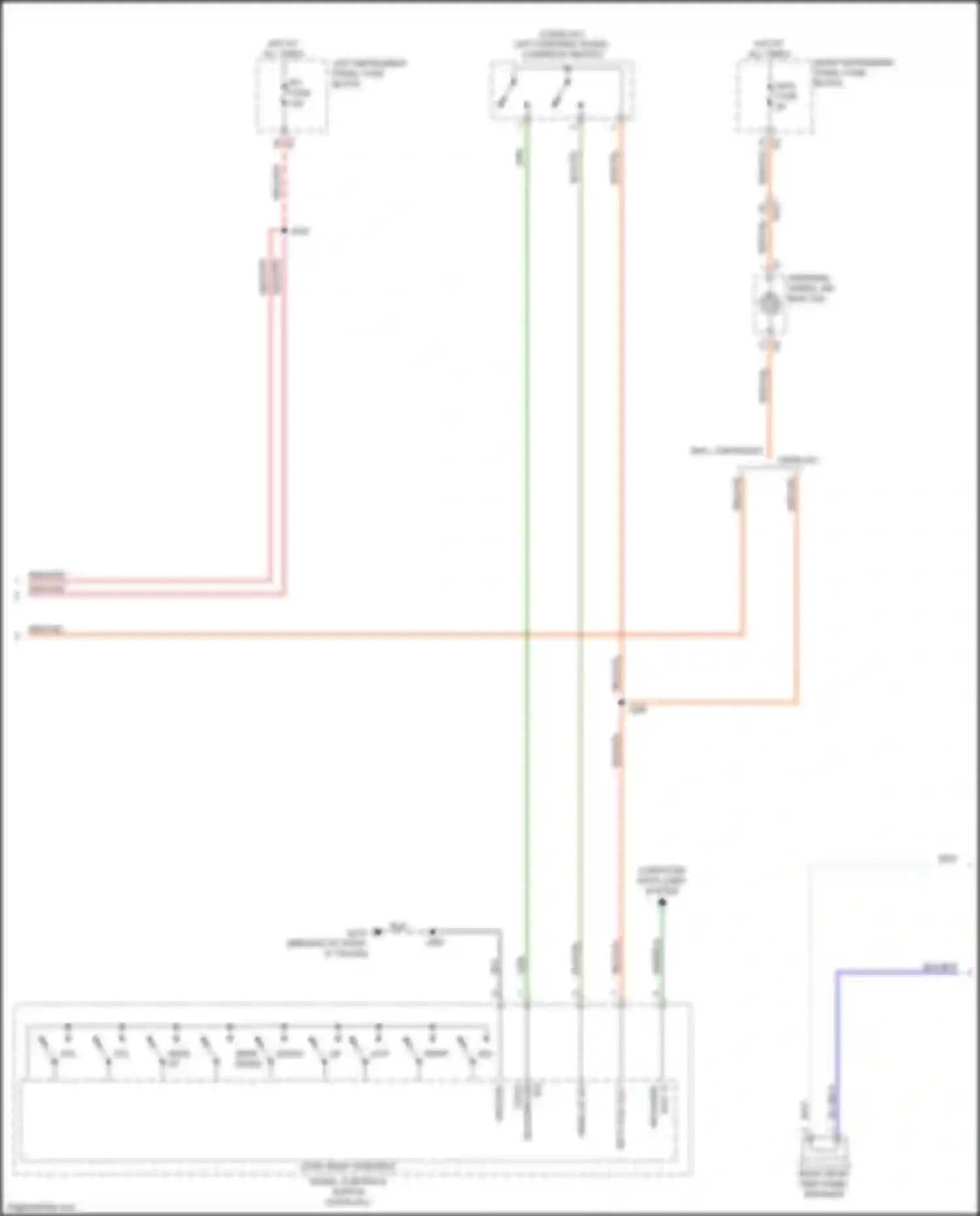 Tahoe Chevrolet IV (2014-2021): Navigation circuit, w/o surround amplifier (5 of 6)
