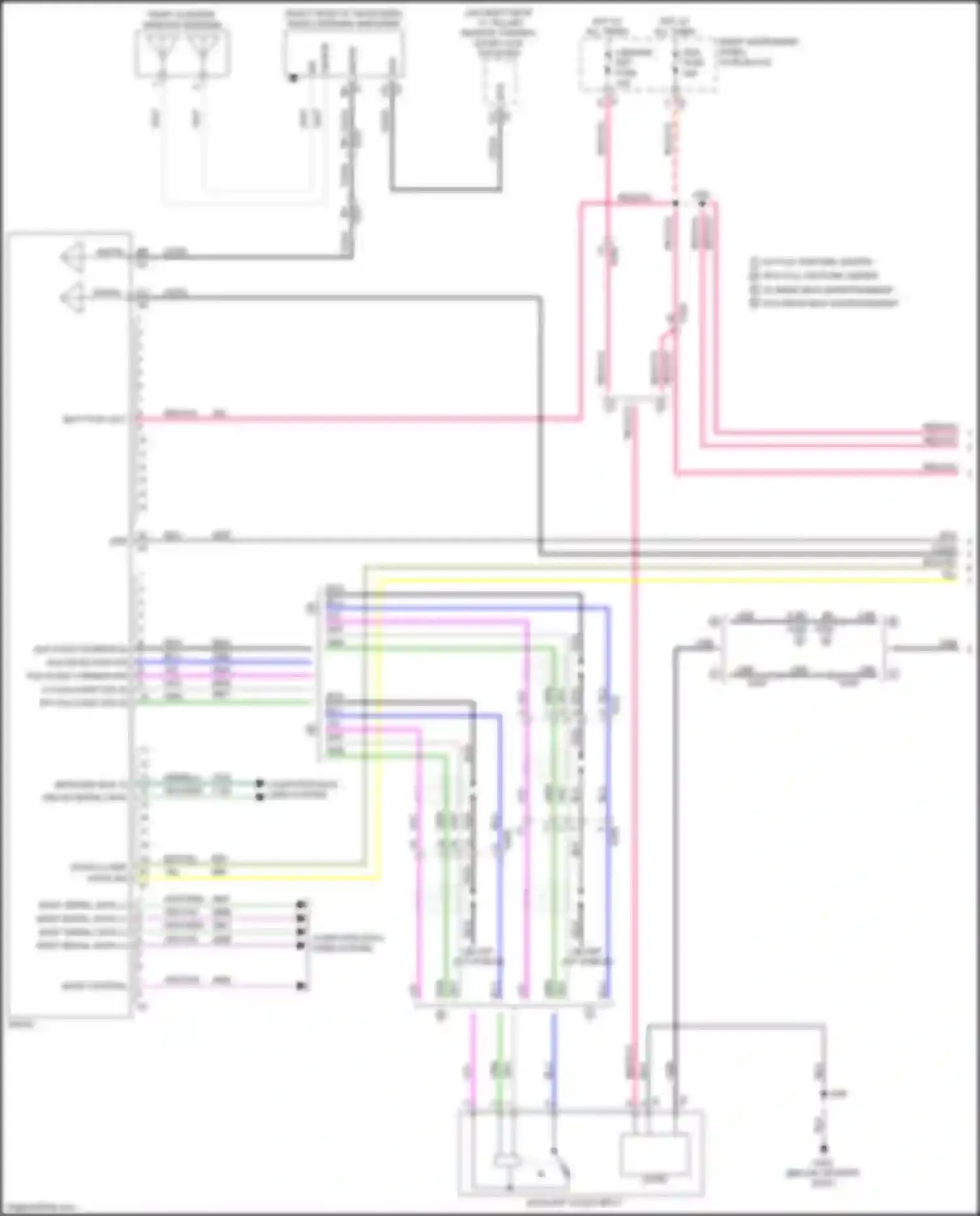 Tahoe Chevrolet IV (2014-2021): Navigation circuit, w/ surround amplifier w/o audio phile (1 of 6)