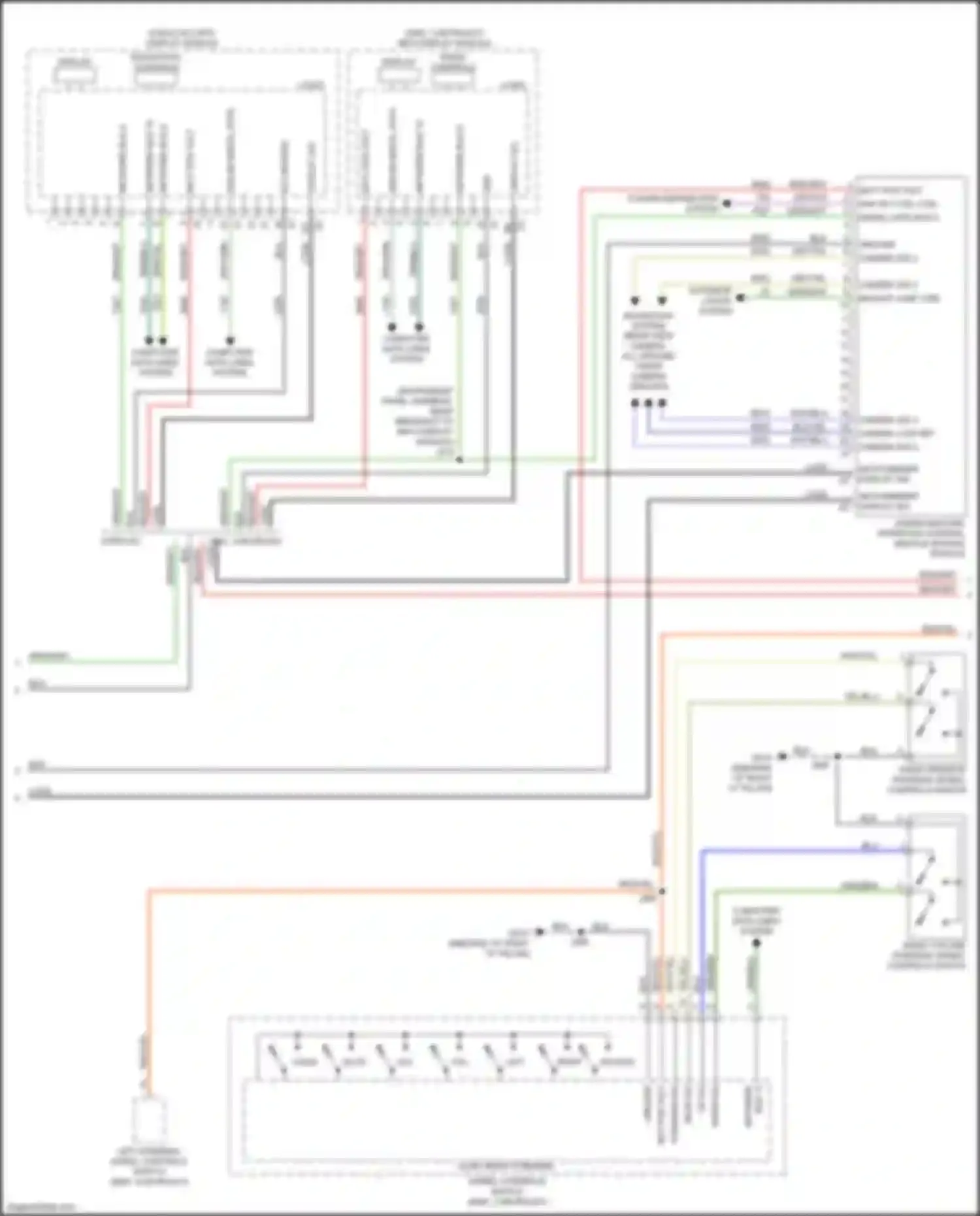Tahoe Chevrolet IV (2014-2021): Navigation circuit, w/ surround amplifier w/o audio phile (4 of 6)