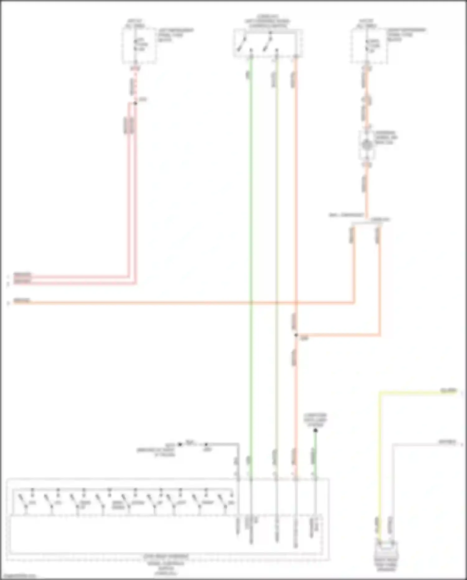 Tahoe Chevrolet IV (2014-2021): Navigation circuit, w/ surround amplifier w/o audio phile (5 of 6)