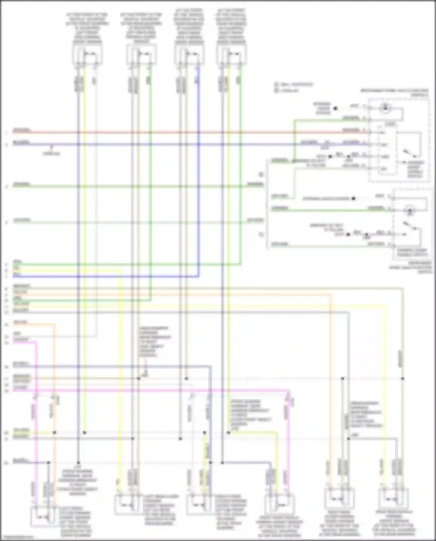 Tahoe Chevrolet IV (2014-2021): Parking assistant circuit (2 of 2)
