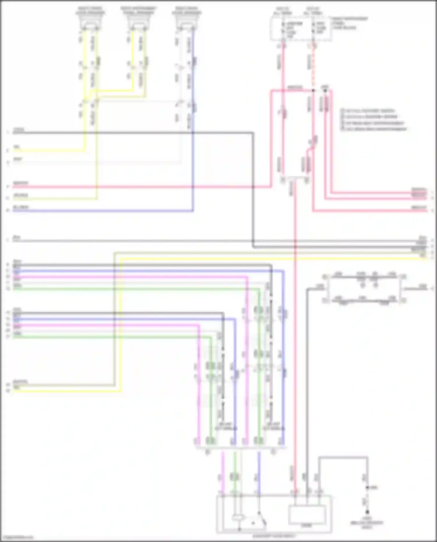 Tahoe Chevrolet IV (2014-2021): Base radio circuit, w/ navigation (2 of 6)