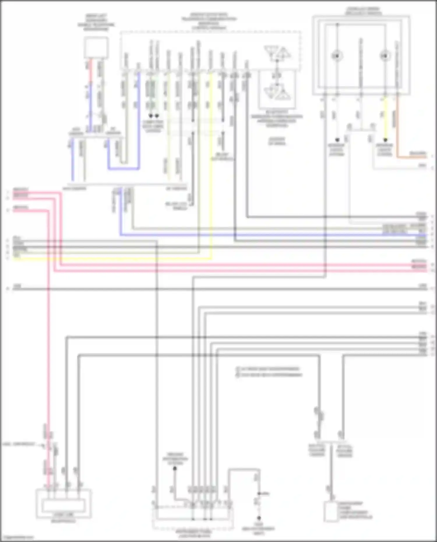 Tahoe Chevrolet IV (2014-2021): Base radio circuit, w/ navigation (3 of 6)