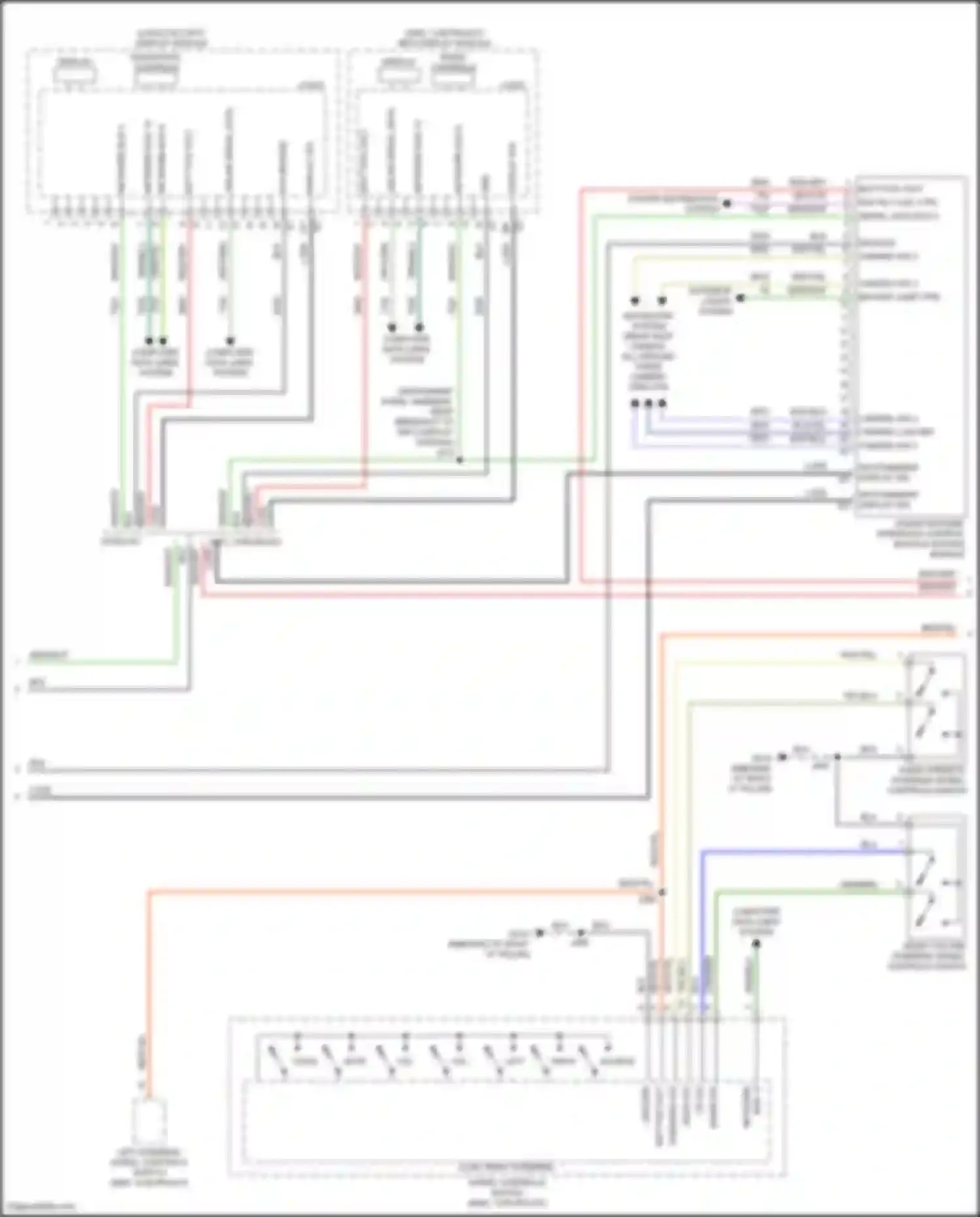 Tahoe Chevrolet IV (2014-2021): Base radio circuit, w/ navigation (5 of 6)