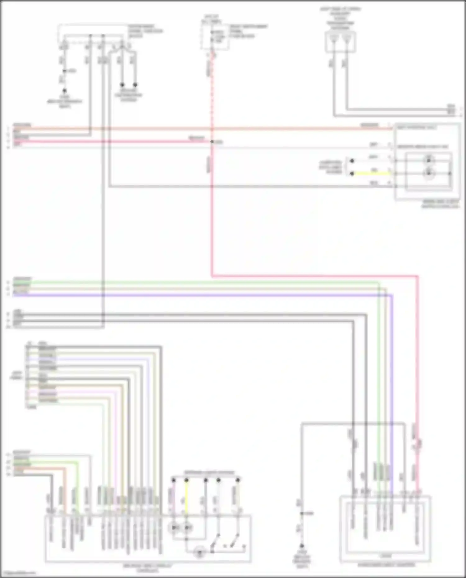 Tahoe Chevrolet IV (2014-2021): Video system circuit (2 of 3)