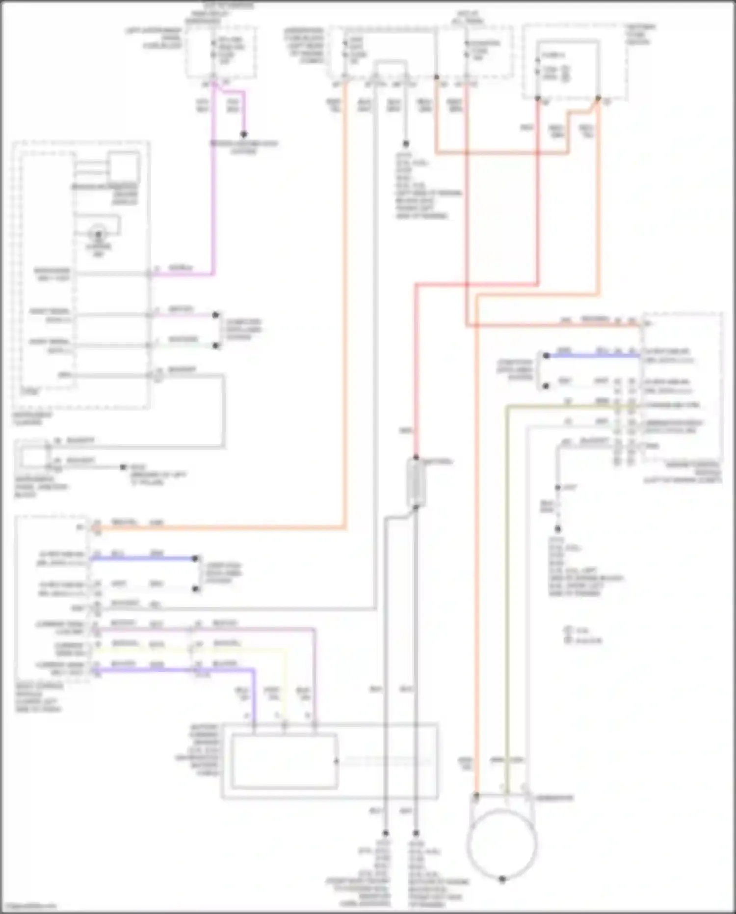 Tahoe Chevrolet IV (2014-2021): Charging circuit