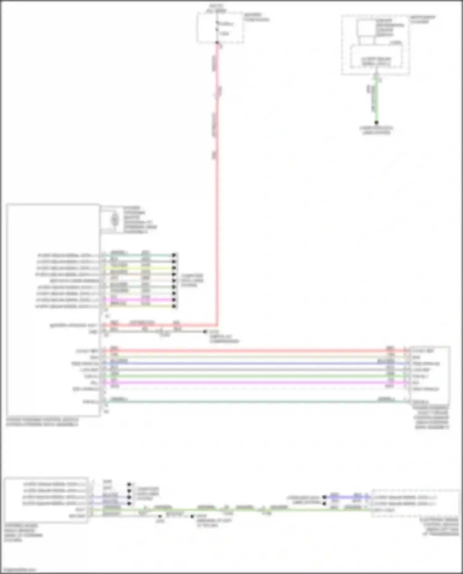 Wiring diagram blk/org for Chevrolet Tahoe IV (2014-2021) (2 of 5)
