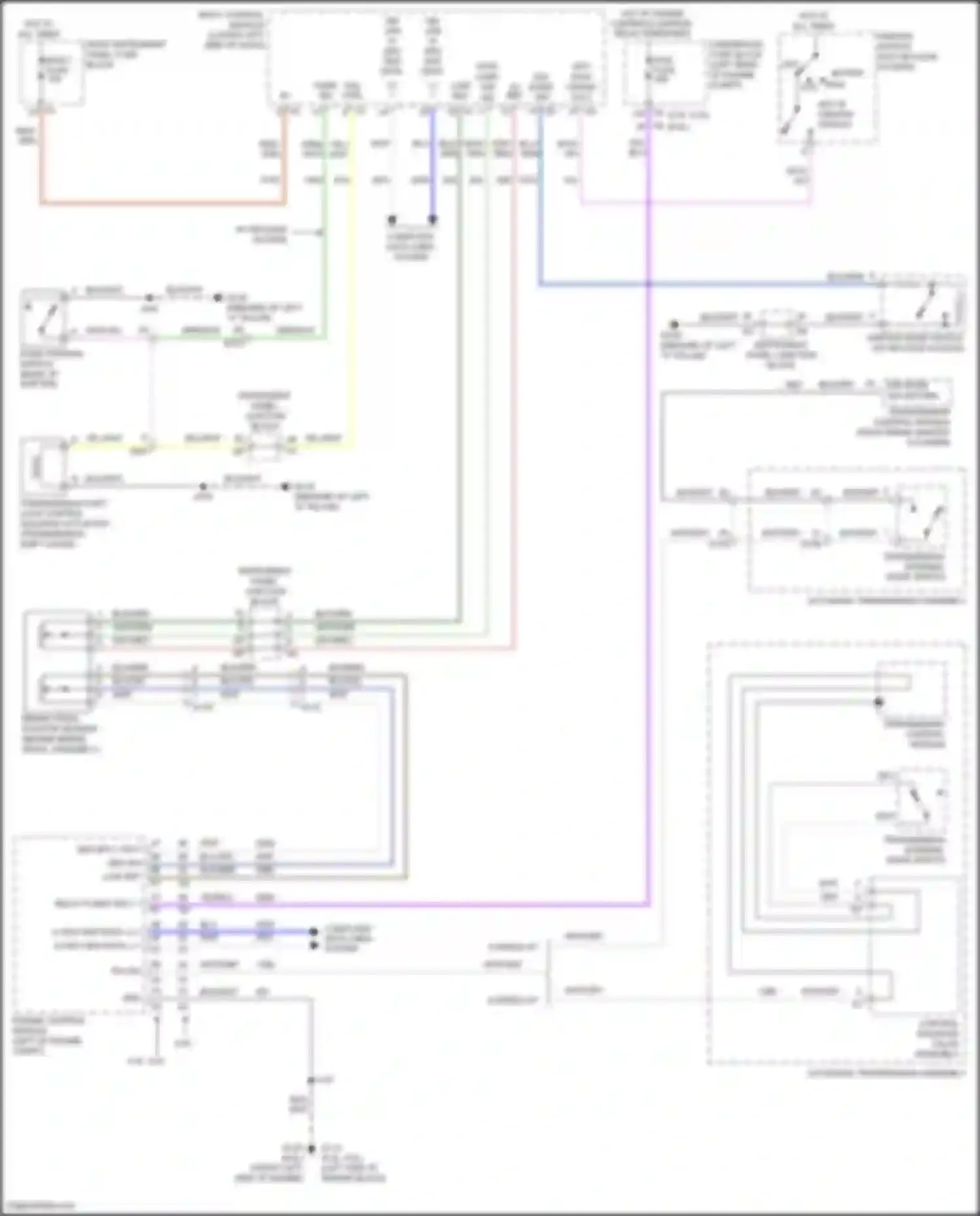 Wiring diagram control solenoid valve assembly for Chevrolet Tahoe IV (2014-2021) (4 of 5)