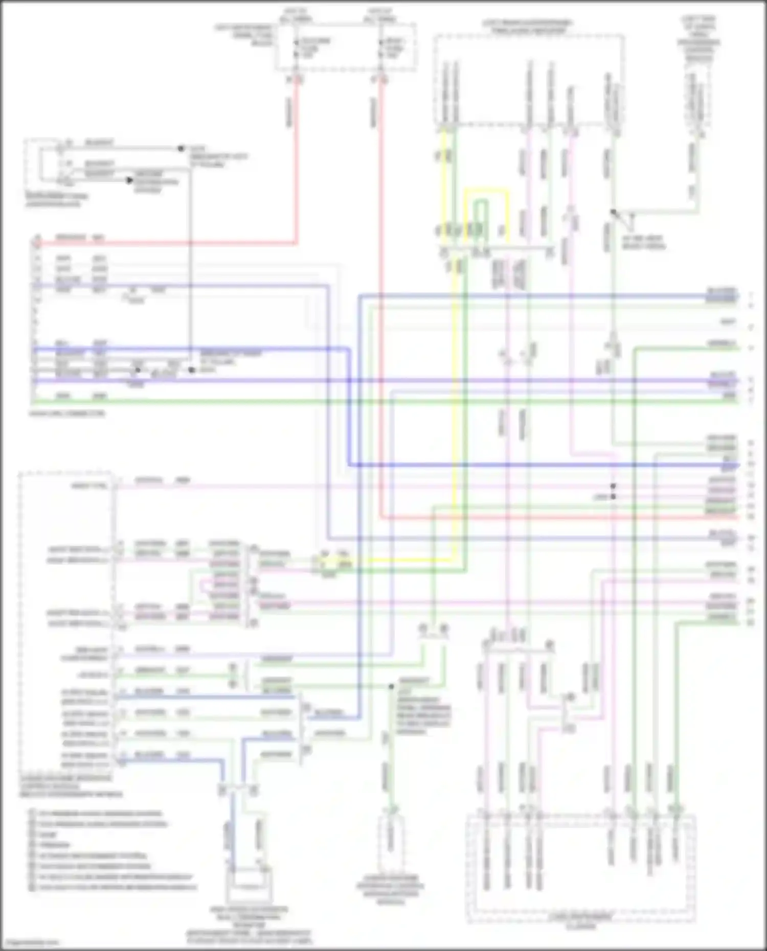 Wiring diagram dlc/dsm fuse for Chevrolet Tahoe IV (2014-2021) (1 of 3)