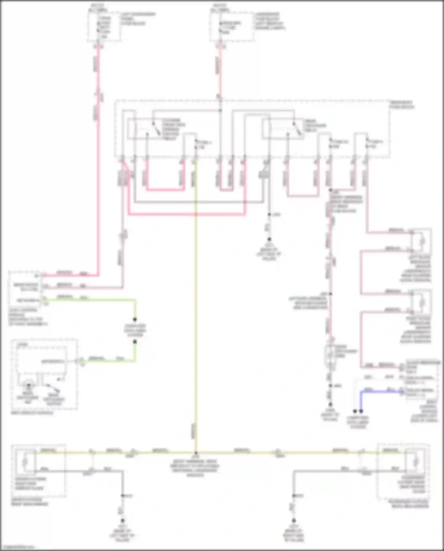 Wiring diagram fuse 4 for Chevrolet Tahoe IV (2014-2021) (1 of 3)
