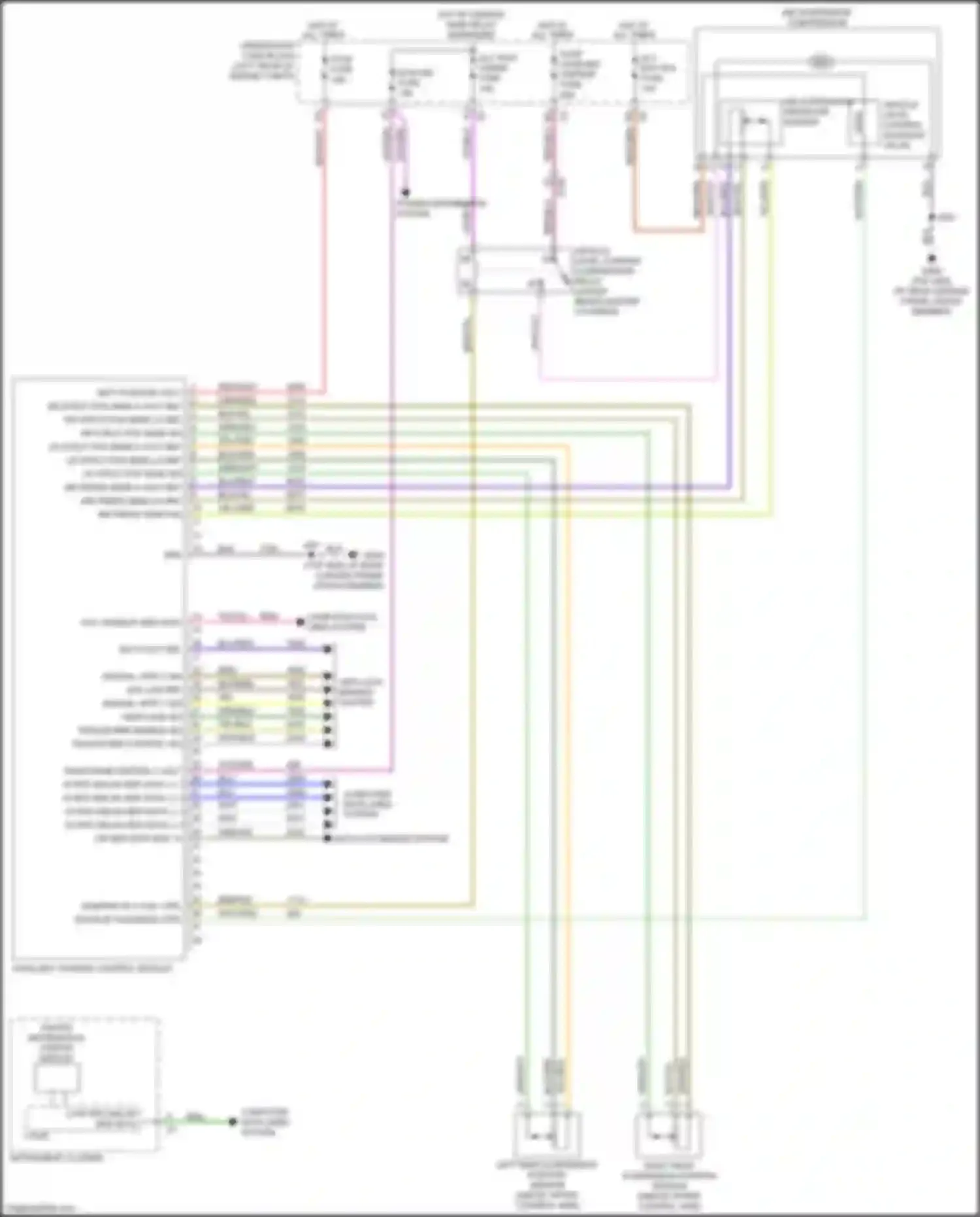 Wiring diagram grn/red for Chevrolet Tahoe IV (2014-2021) (3 of 7)
