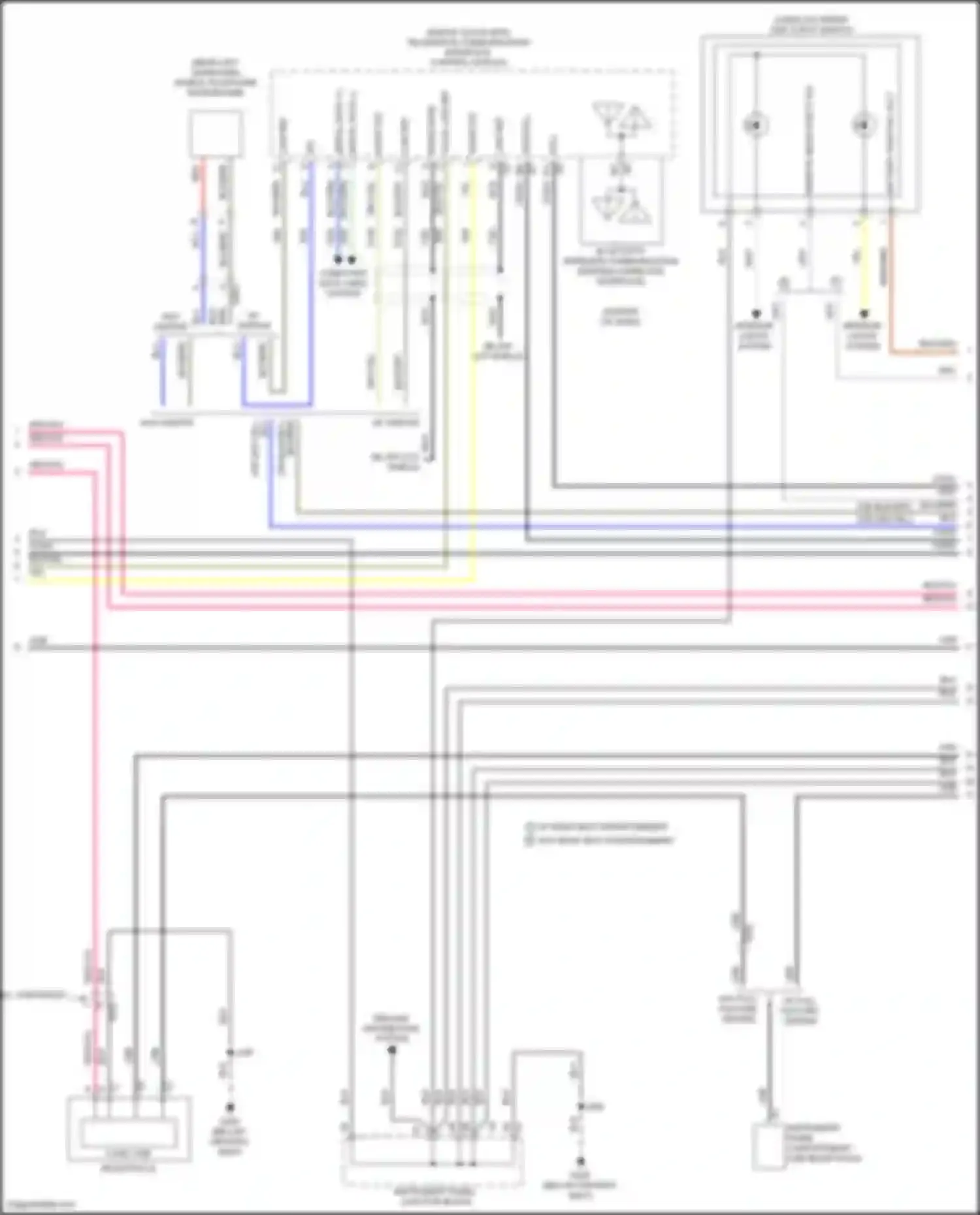 Wiring diagram ground distribution system for Chevrolet Tahoe IV (2014-2021) (17 of 24)