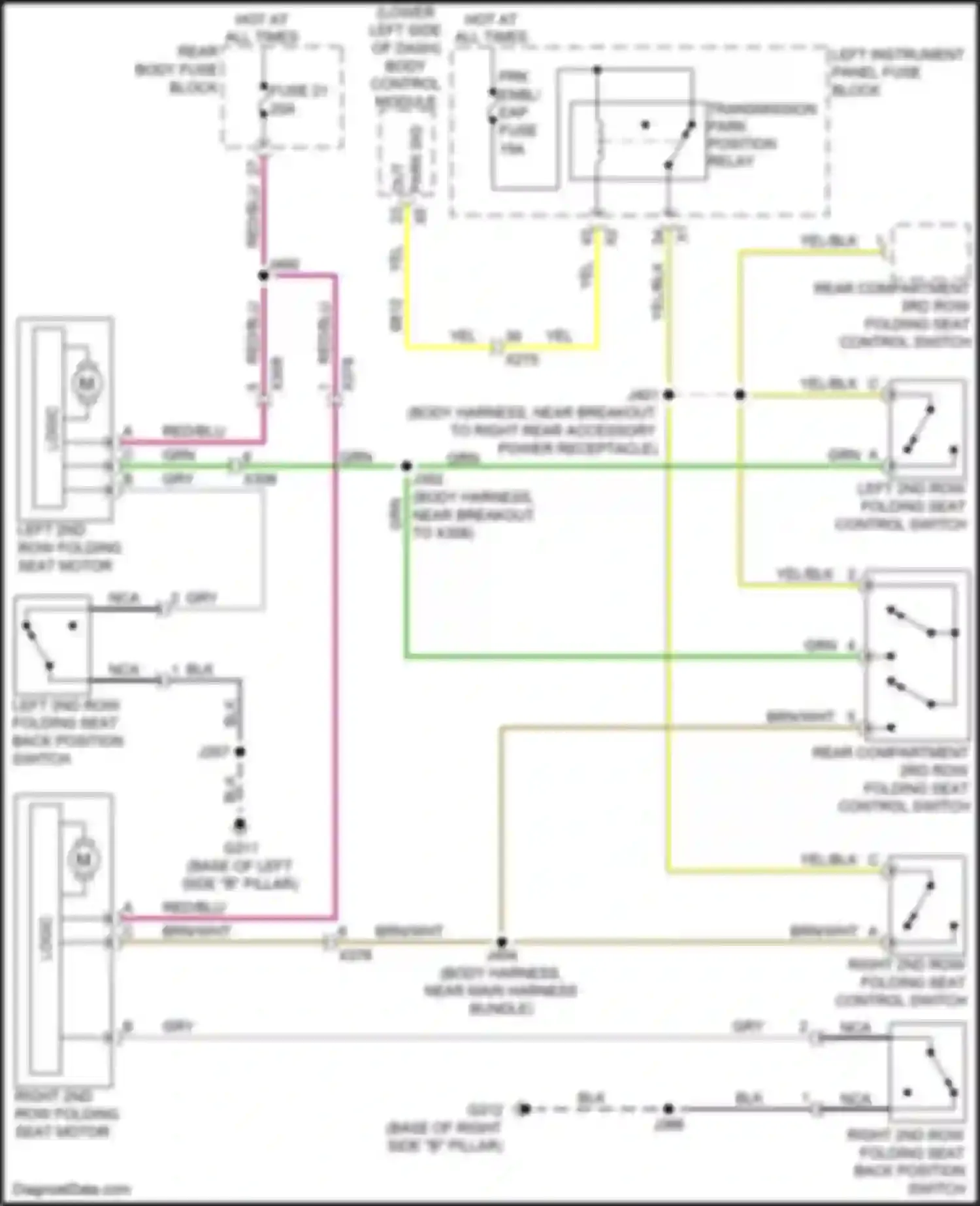Wiring diagram gry for Chevrolet Tahoe IV (2014-2021) (7 of 97)