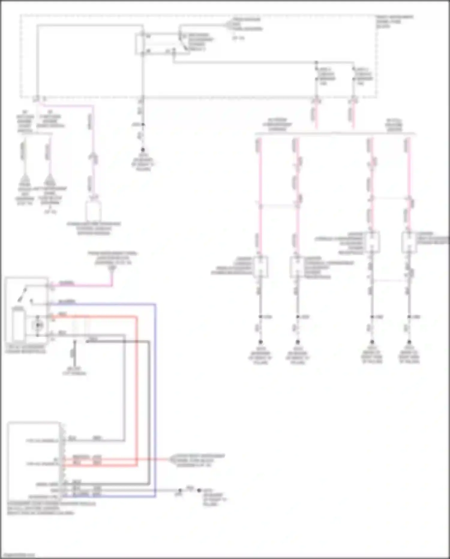 Wiring diagram inverter ctrl for Chevrolet Tahoe IV (2014-2021) (2 of 2)
