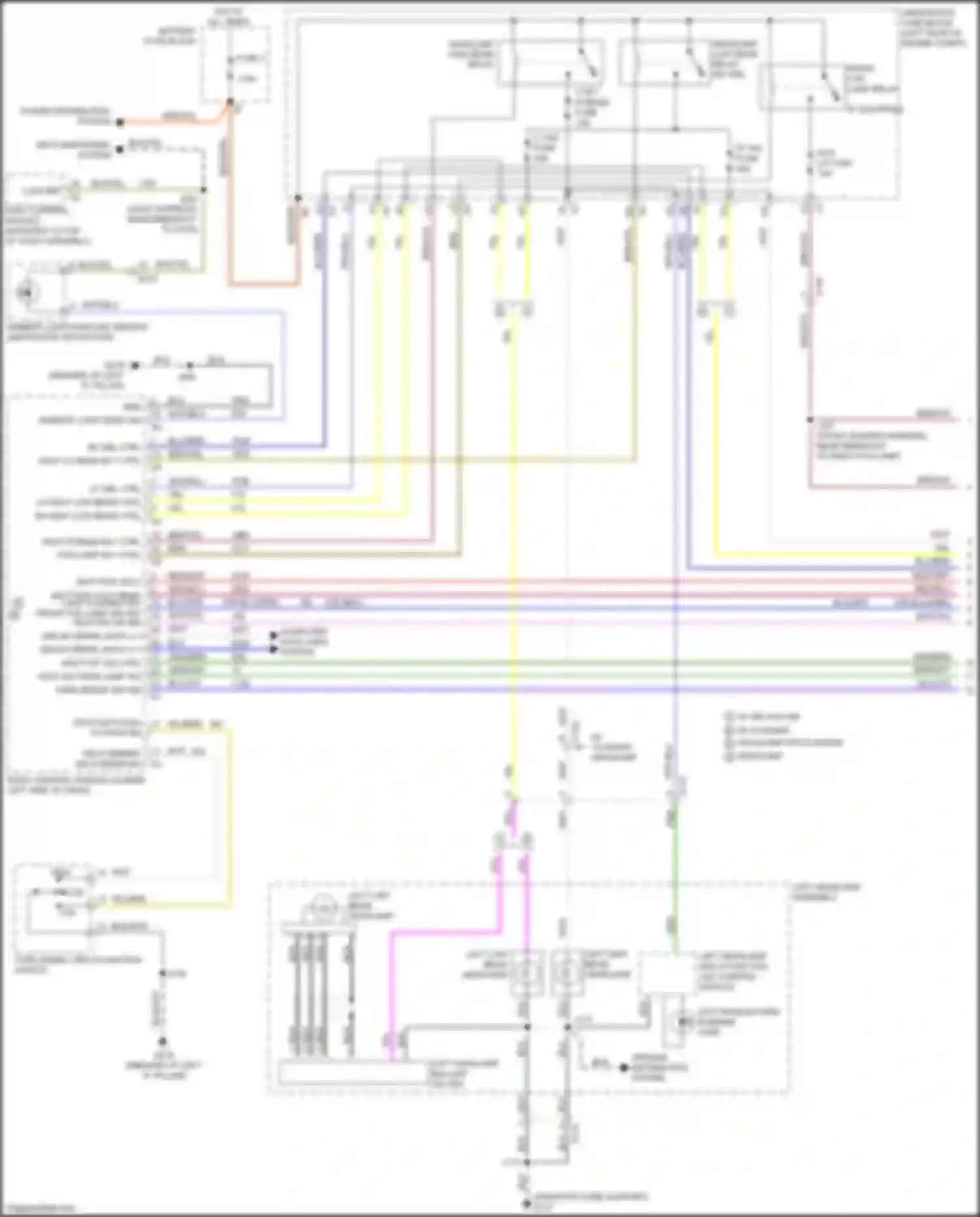 Wiring diagram lh hdlp low beam ctrl for Chevrolet Tahoe IV (2014-2021) (1 of 1)