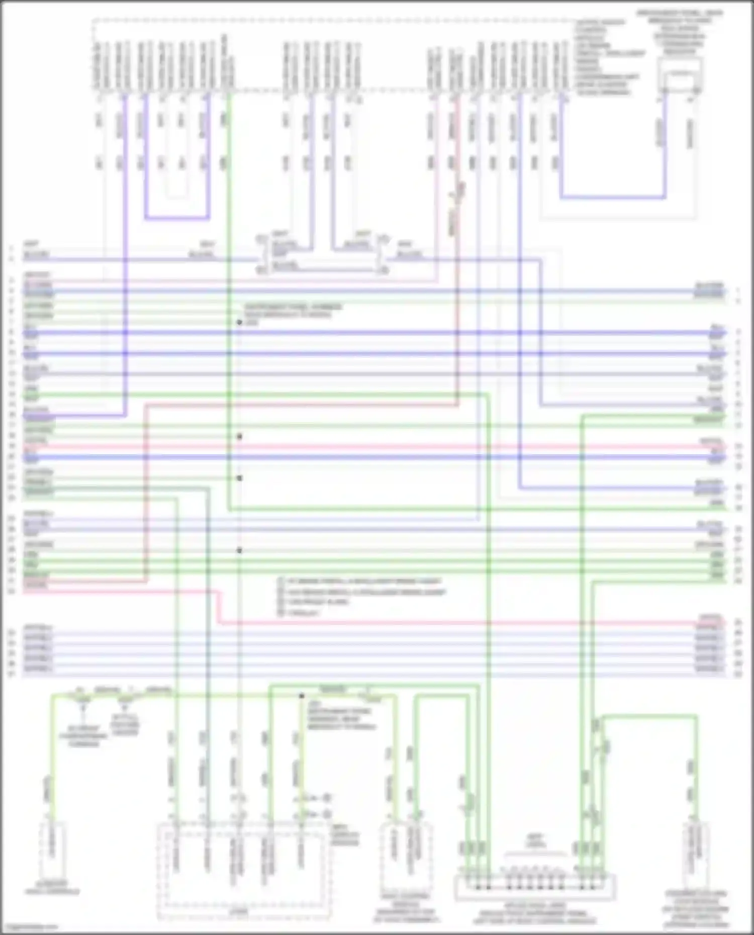 Wiring diagram lin bus 10 for Chevrolet Tahoe IV (2014-2021) (2 of 2)