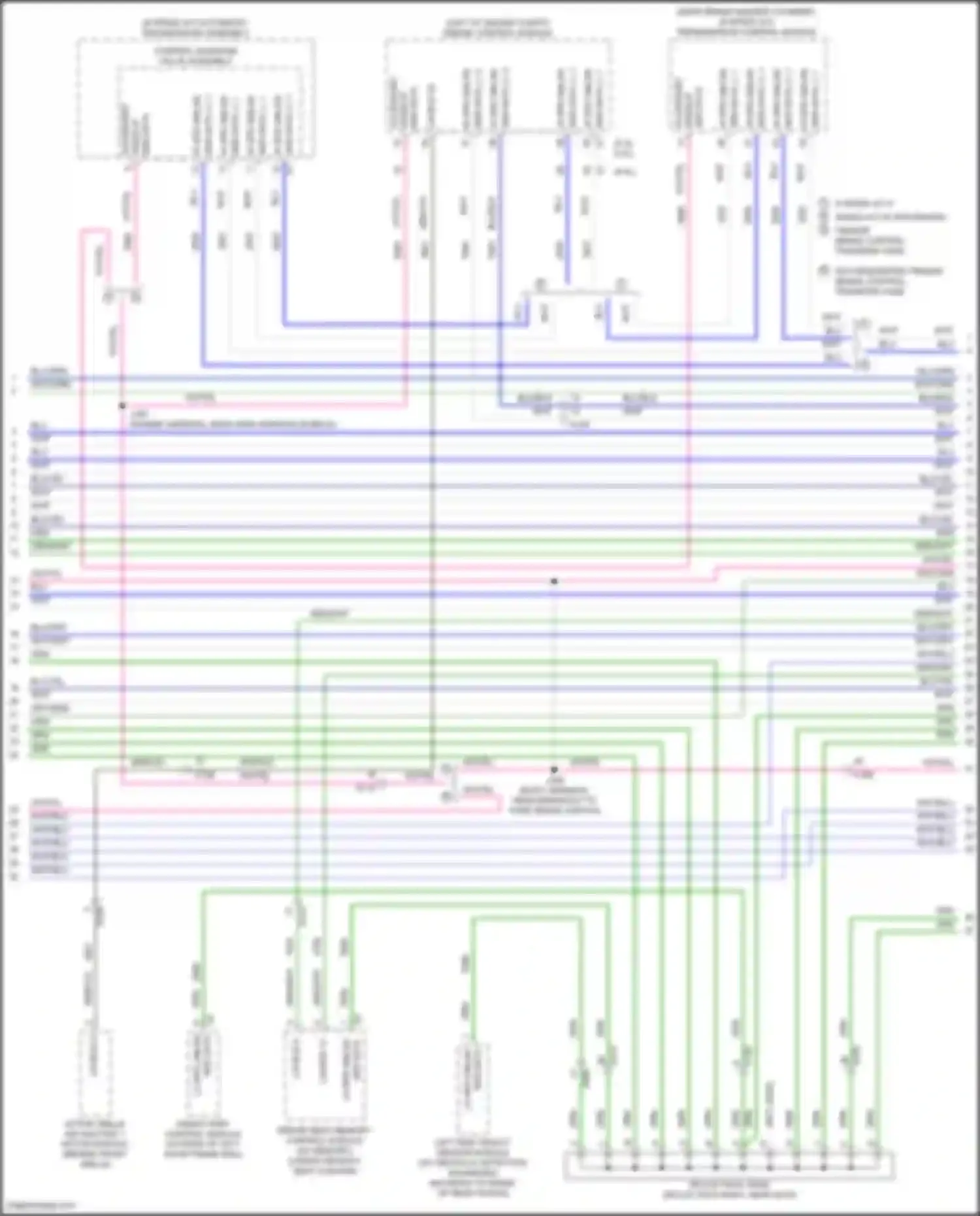Wiring diagram lin bus 13 for Chevrolet Tahoe IV (2014-2021) (1 of 2)