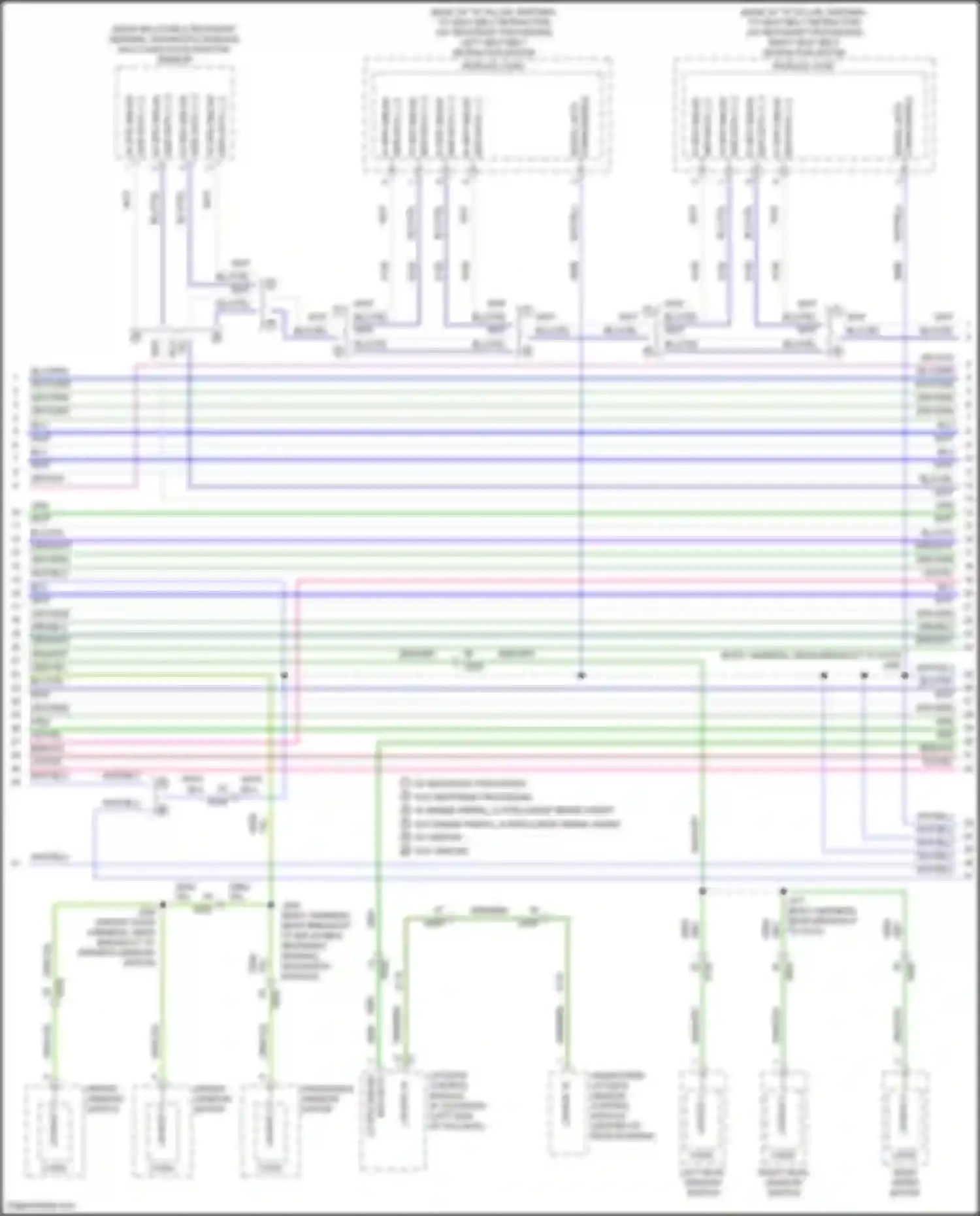 Wiring diagram passenger window motor for Chevrolet Tahoe IV (2014-2021) (1 of 10)