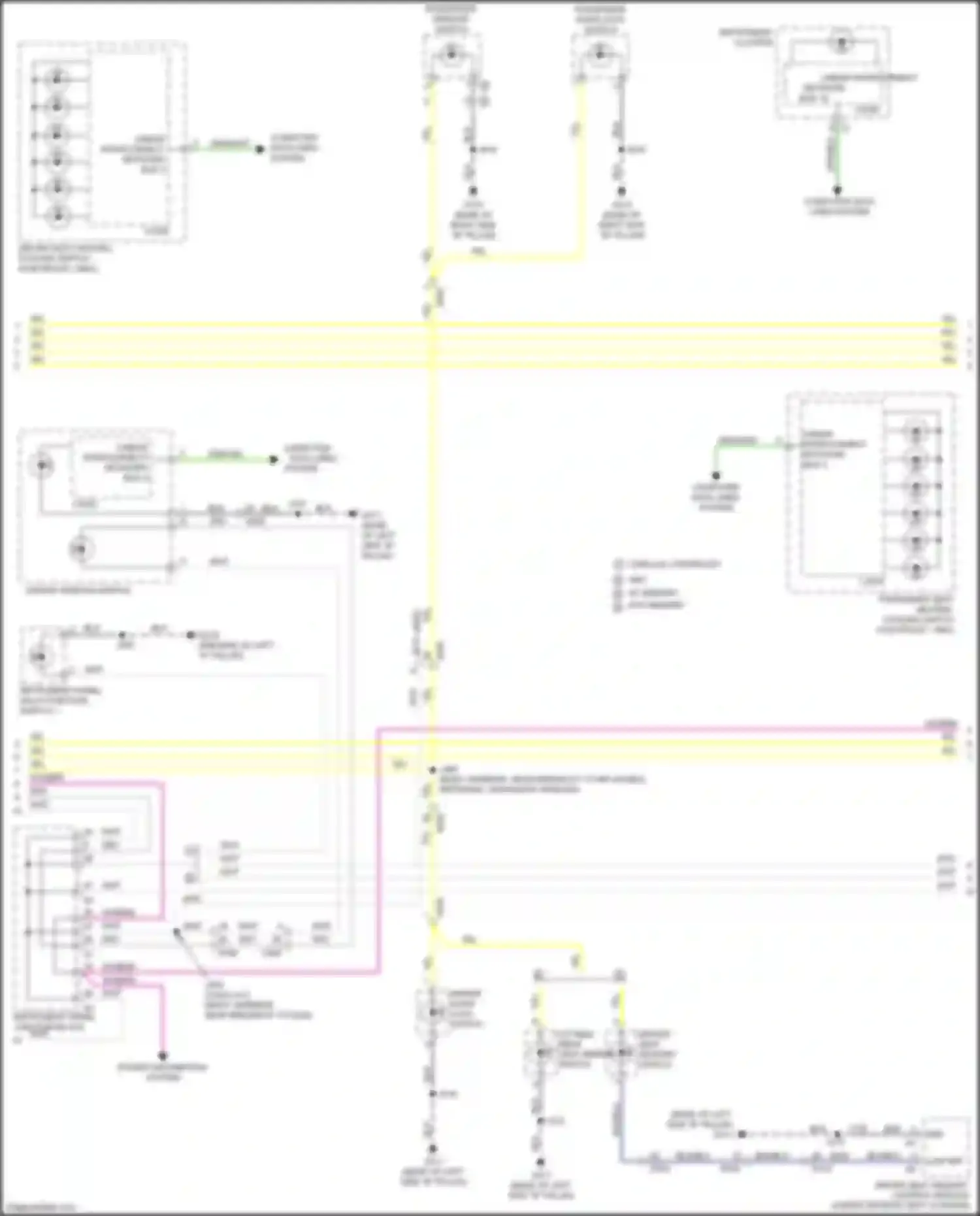Wiring diagram power distribution system for Chevrolet Tahoe IV (2014-2021) (25 of 31)