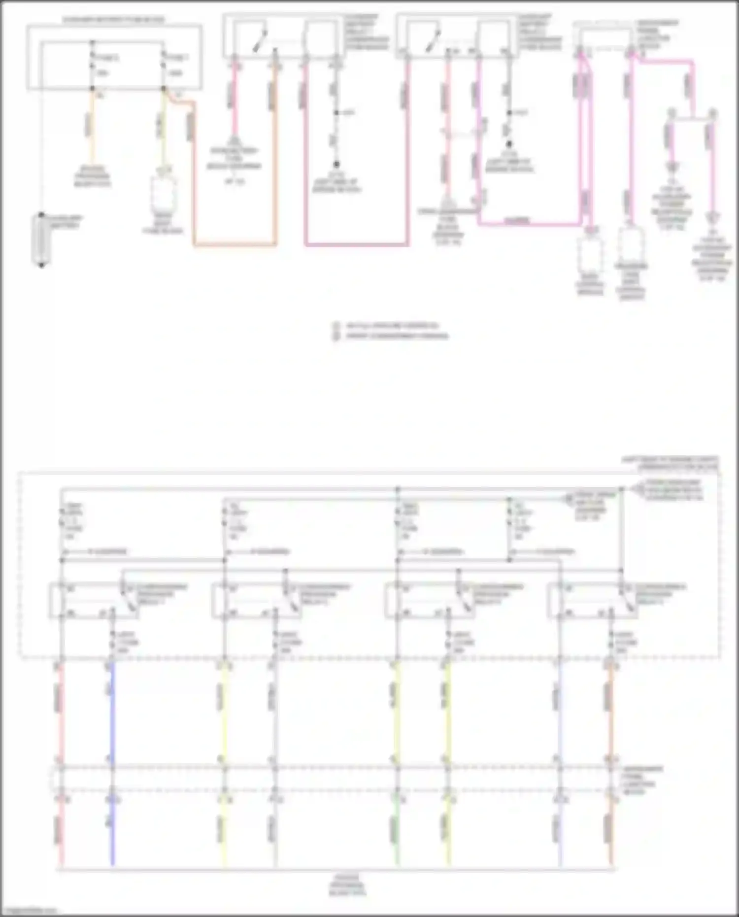 Wiring diagram rear body fuse block for Chevrolet Tahoe IV (2014-2021) (5 of 11)