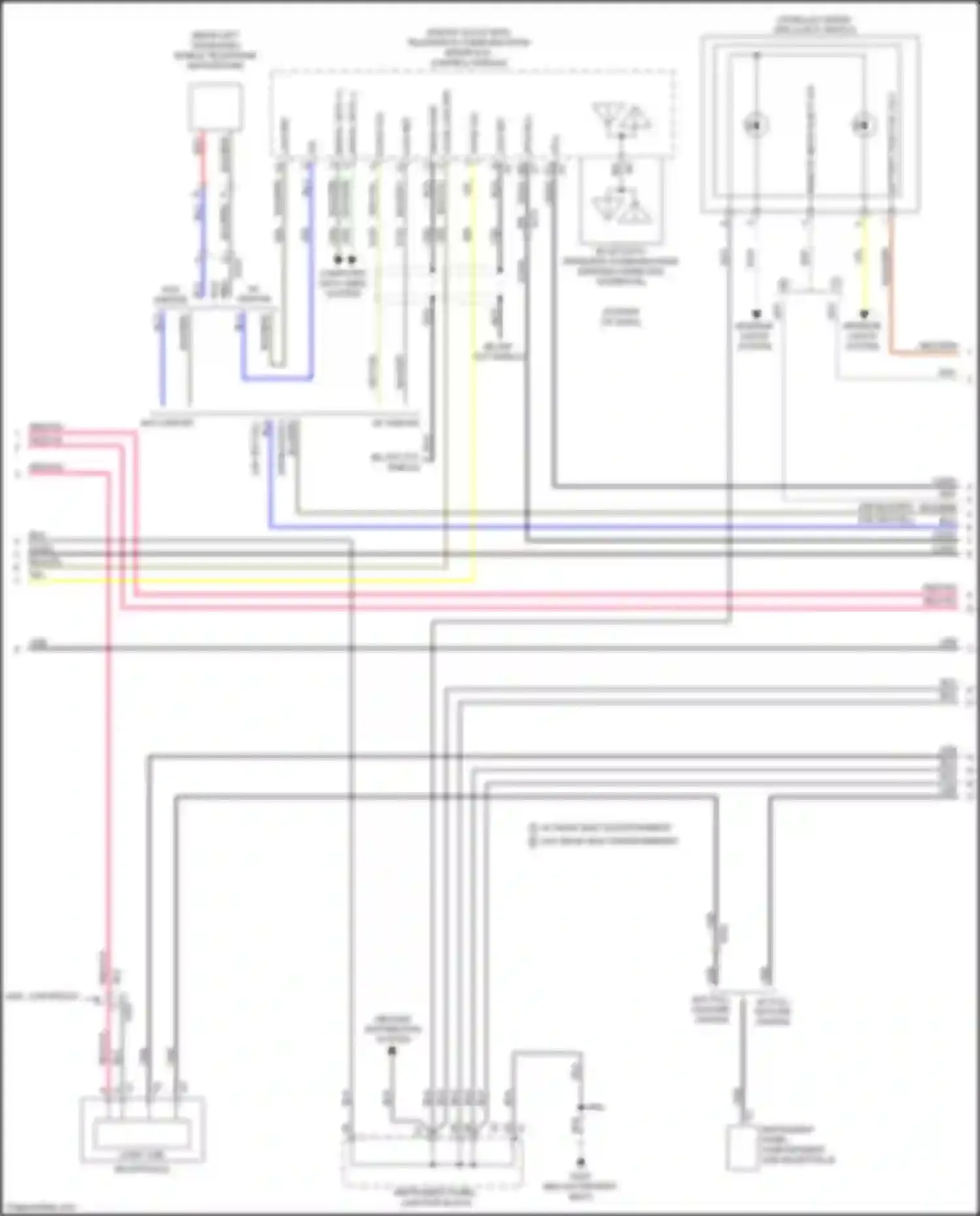 Wiring diagram remote media eject sig for Chevrolet Tahoe IV (2014-2021) (11 of 18)